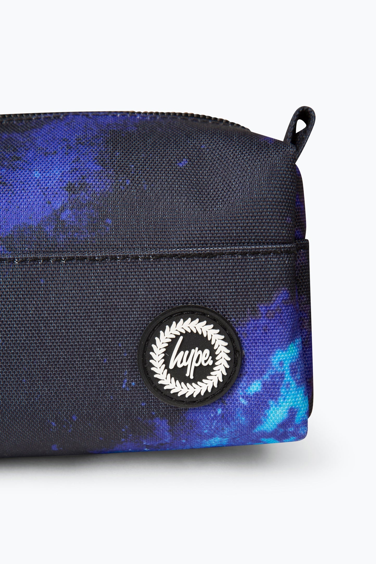 Hype Kids Black Blue Grunge Pencil Case