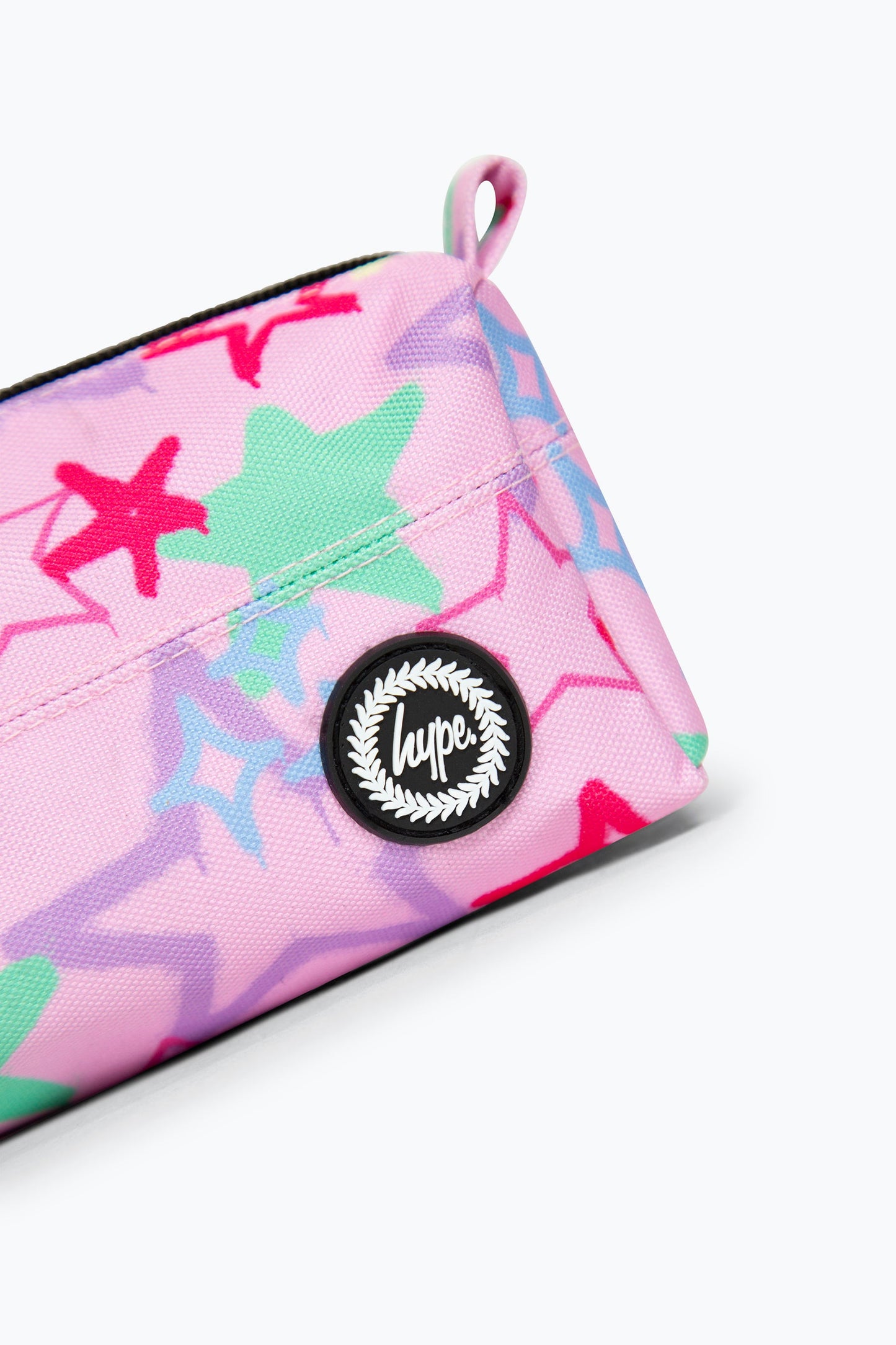 HYPE PINK GRAFFITI STAR PENCIL CASE