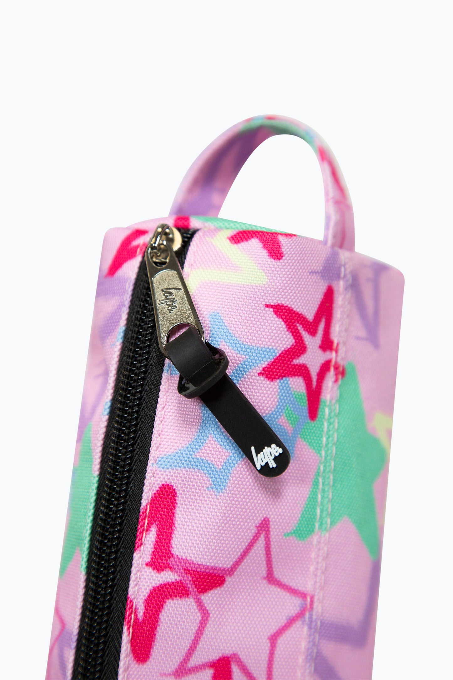 HYPE PINK GRAFFITI STAR PENCIL CASE