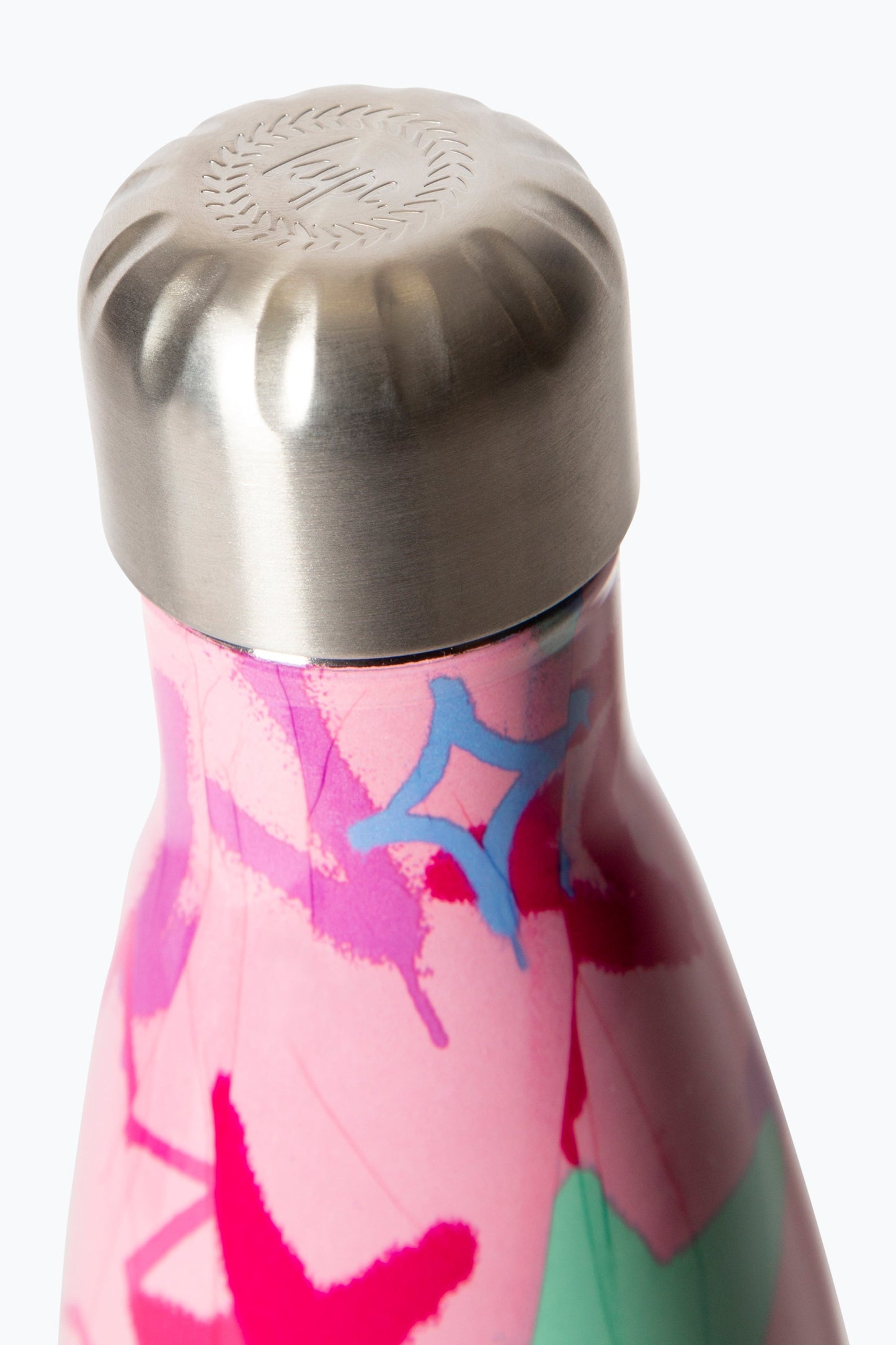 HYPE UNISEX BLACK GRAFFITI STARS WATER BOTTLE