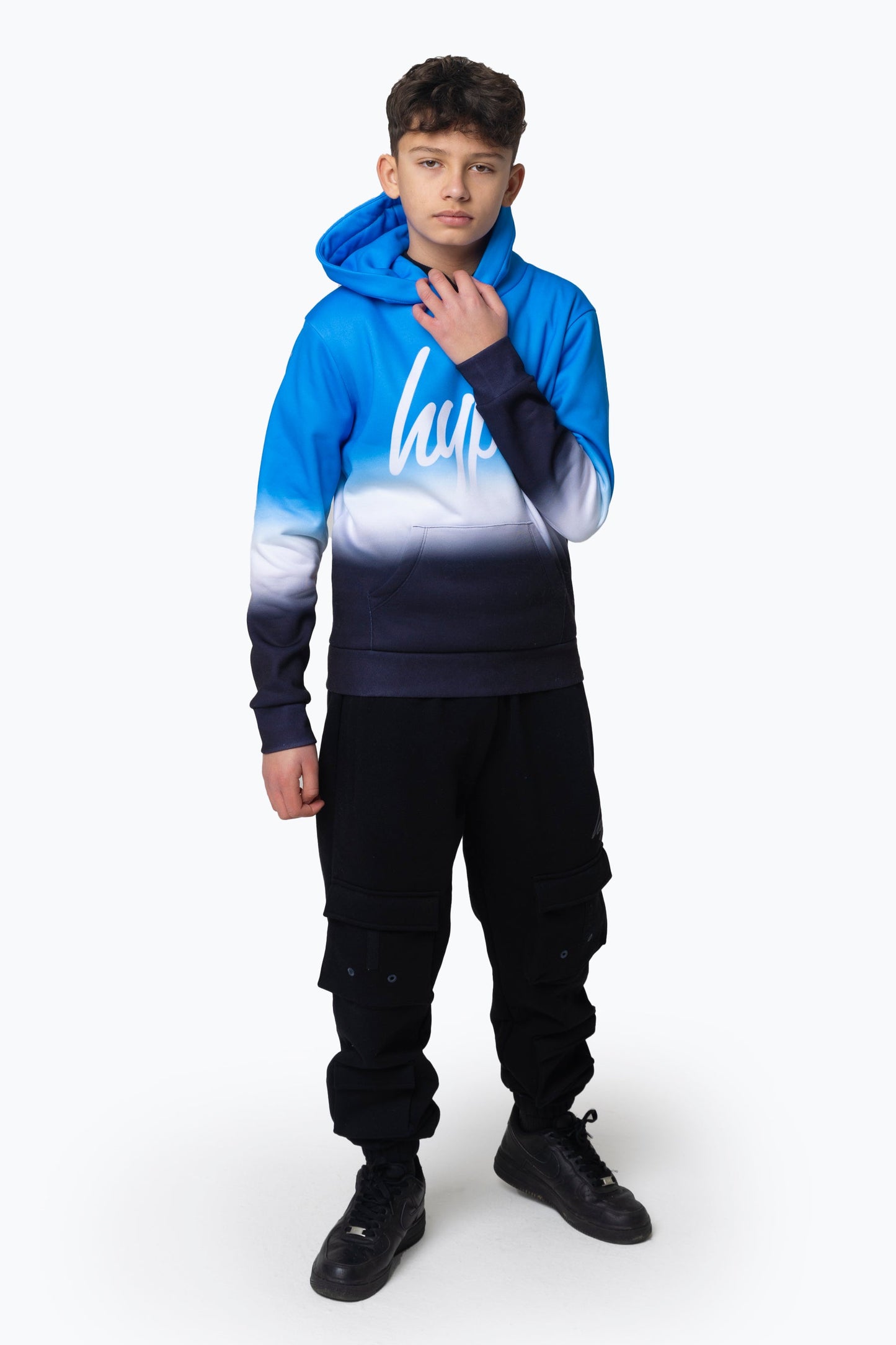 HYPE BOYS MULTI CHANGING SKIES FADE HOODIE