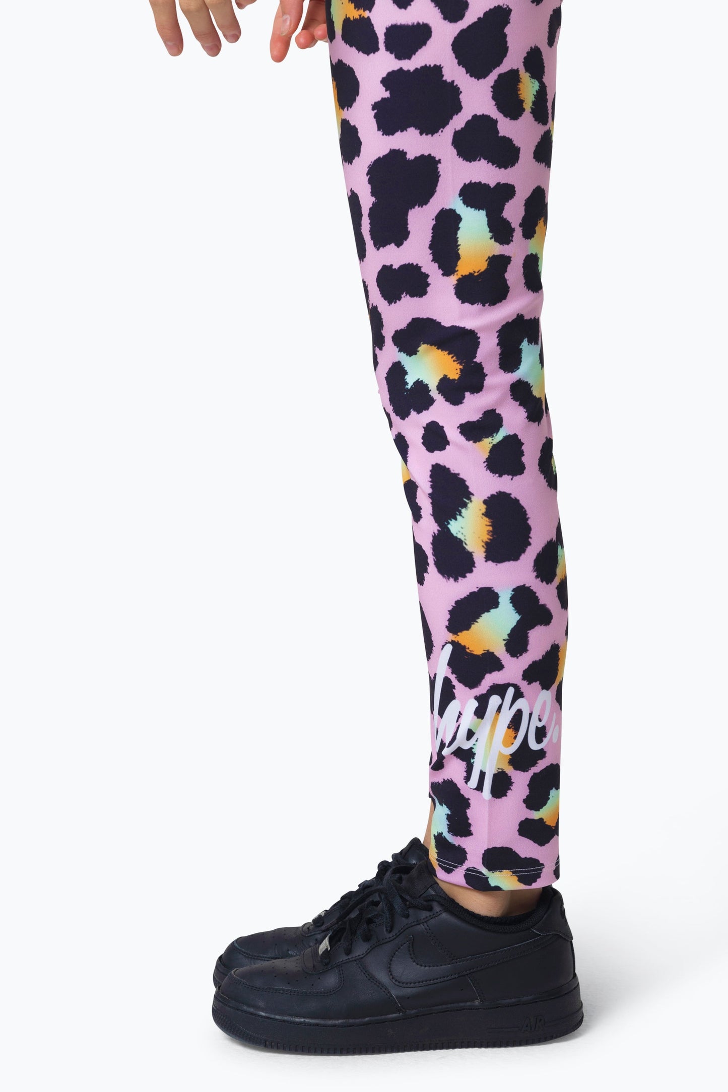 HYPE GIRLS MULTI DISCO LEOPARD LEGGINGS