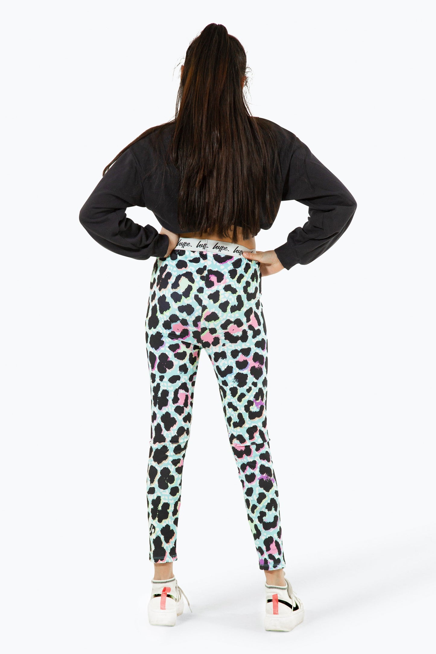 HYPE GIRLS MULTI ICE LEOPARD LEGGINGS