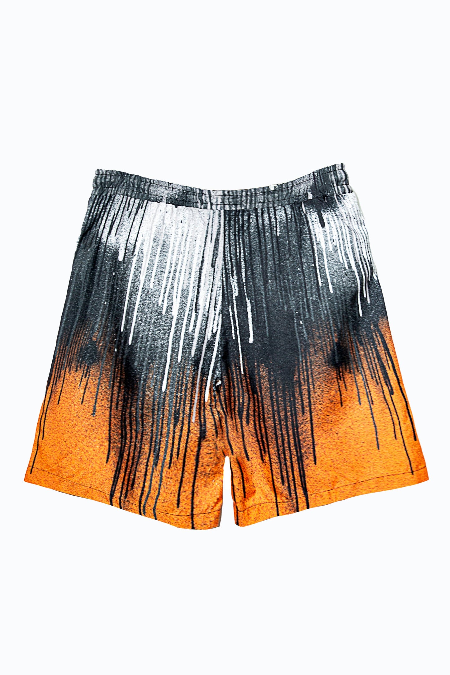 HYPE BOYS MULTI ORANGE DRIPS SWIM SHORTS