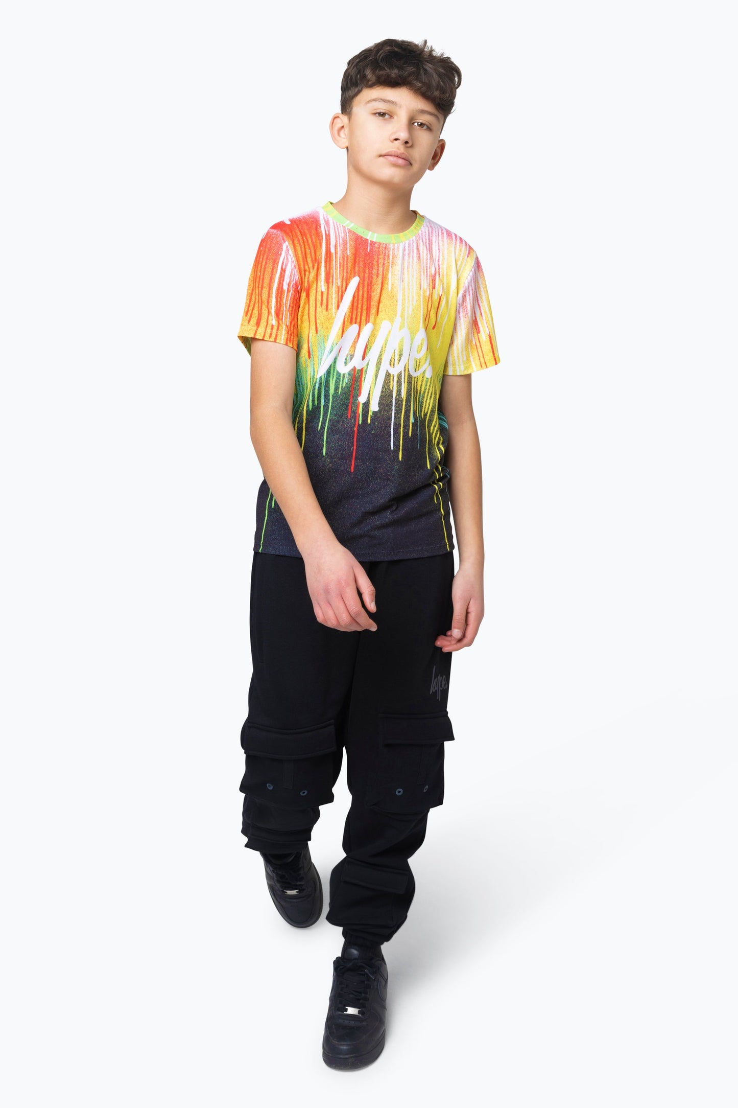 HYPE BOYS MULTI PRIMARY DRIPS T-SHIRT
