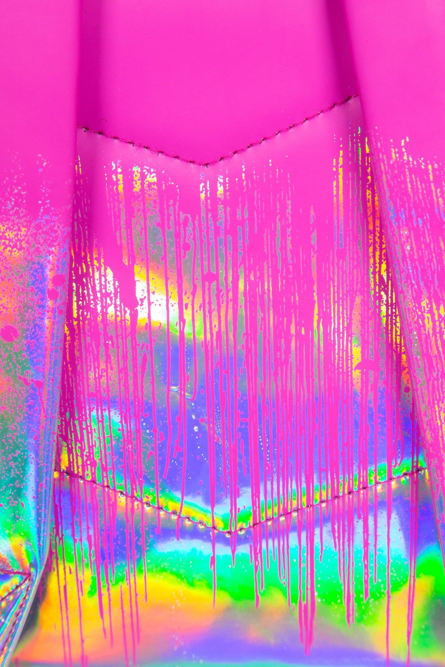 HYPE PINK HOLO DRIPS BACKPACK