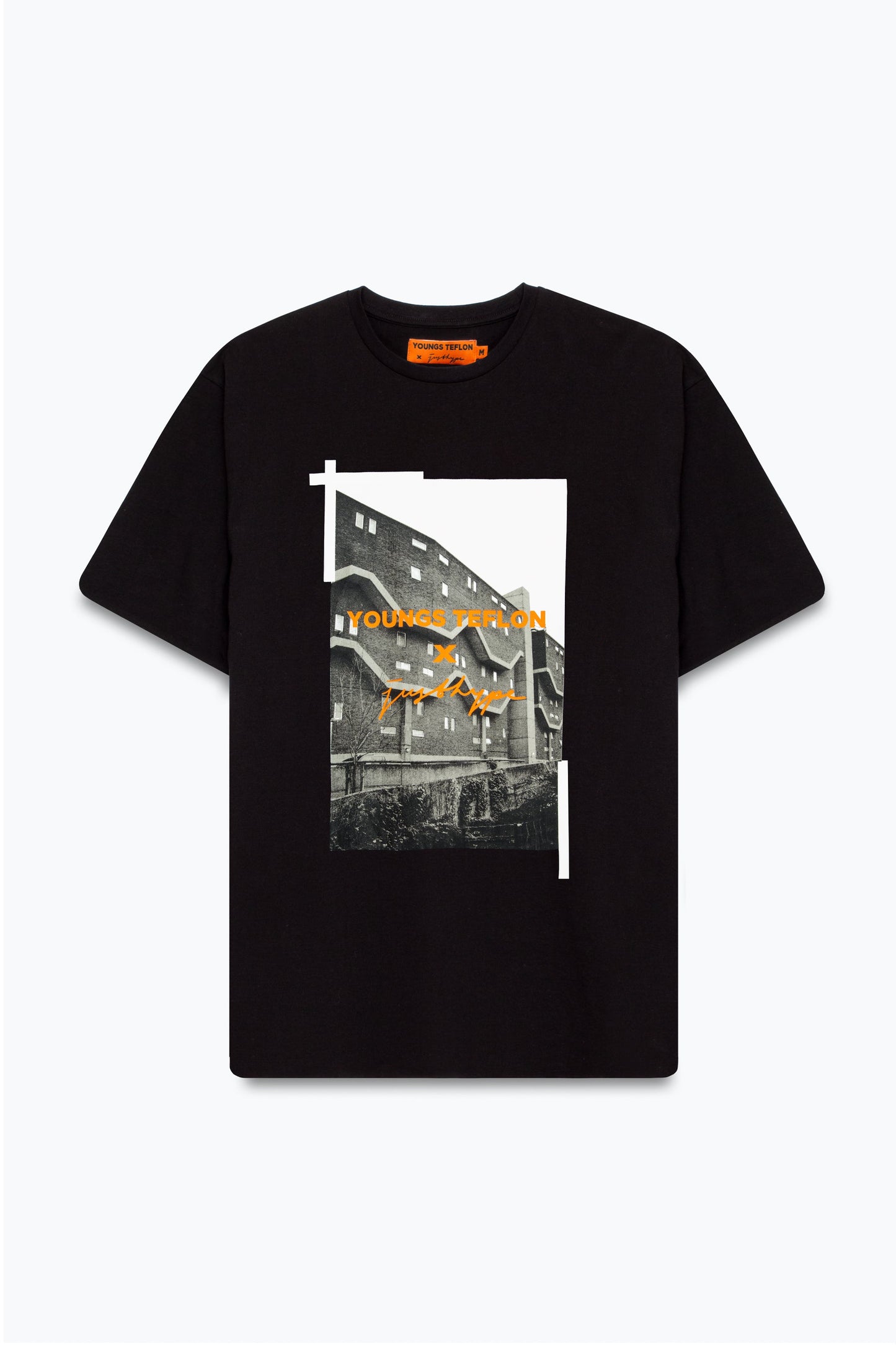 Hype X Youngs Teflon Black Oversized Mens T-Shirt