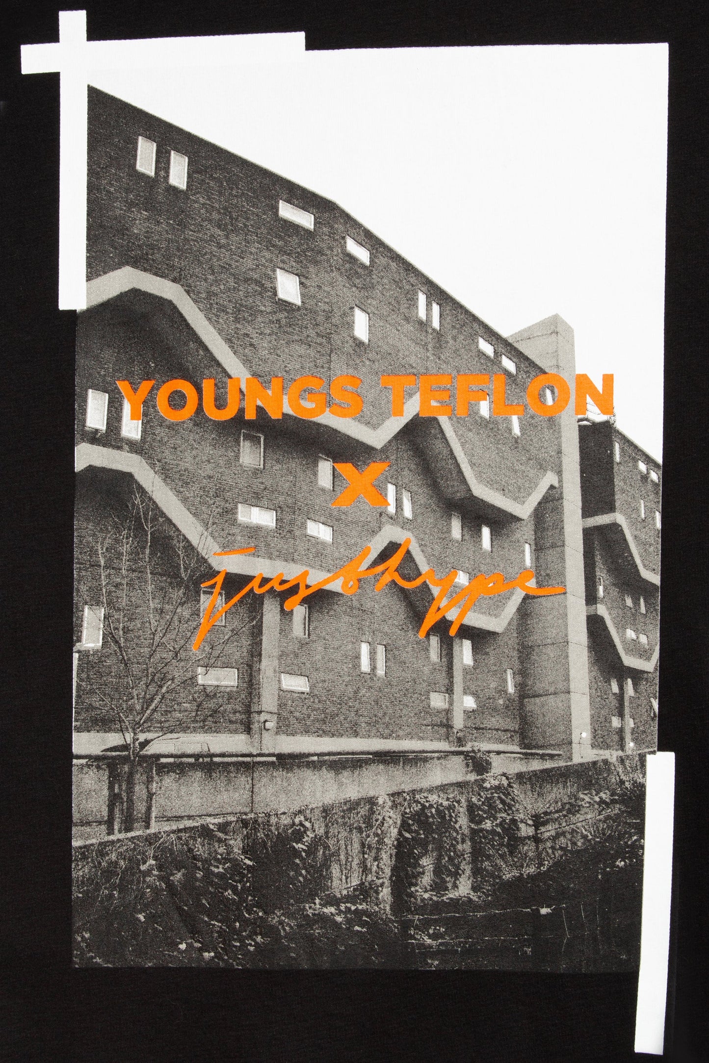 Hype X Youngs Teflon Black Oversized Mens T-Shirt