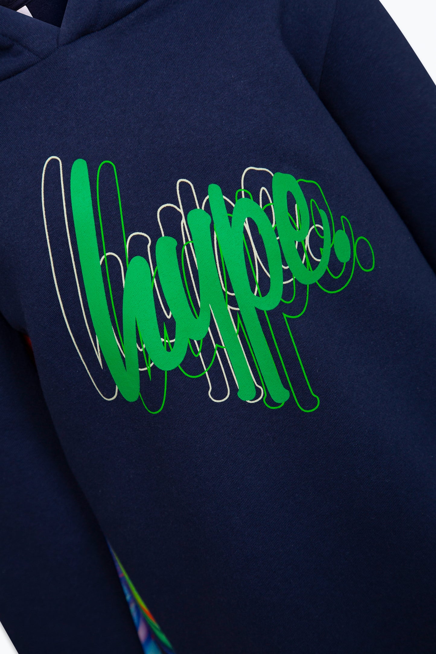 Hype Boys Navy Dream Splash Triple Script Hoodie
