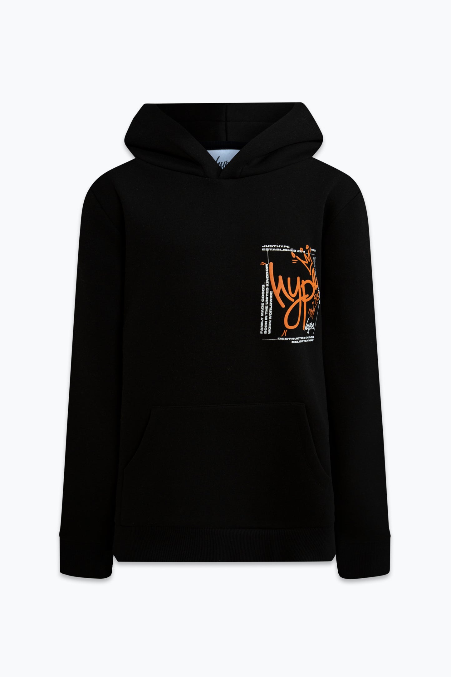 Hype Boys Black Graffiti King Hoodie
