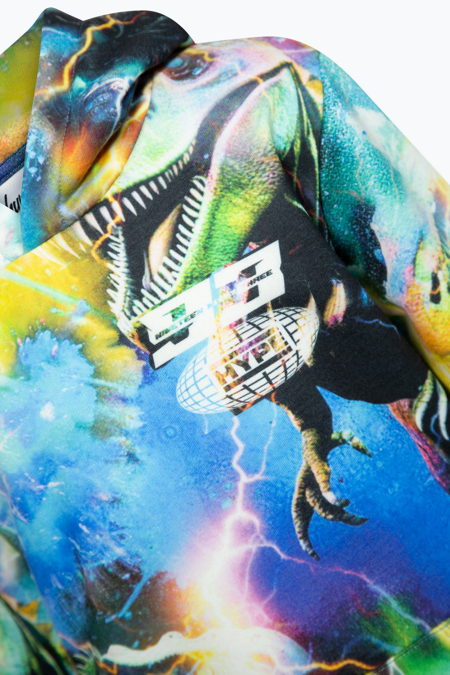 Hype Boys Multi Bionic Dinosaur Hoodie