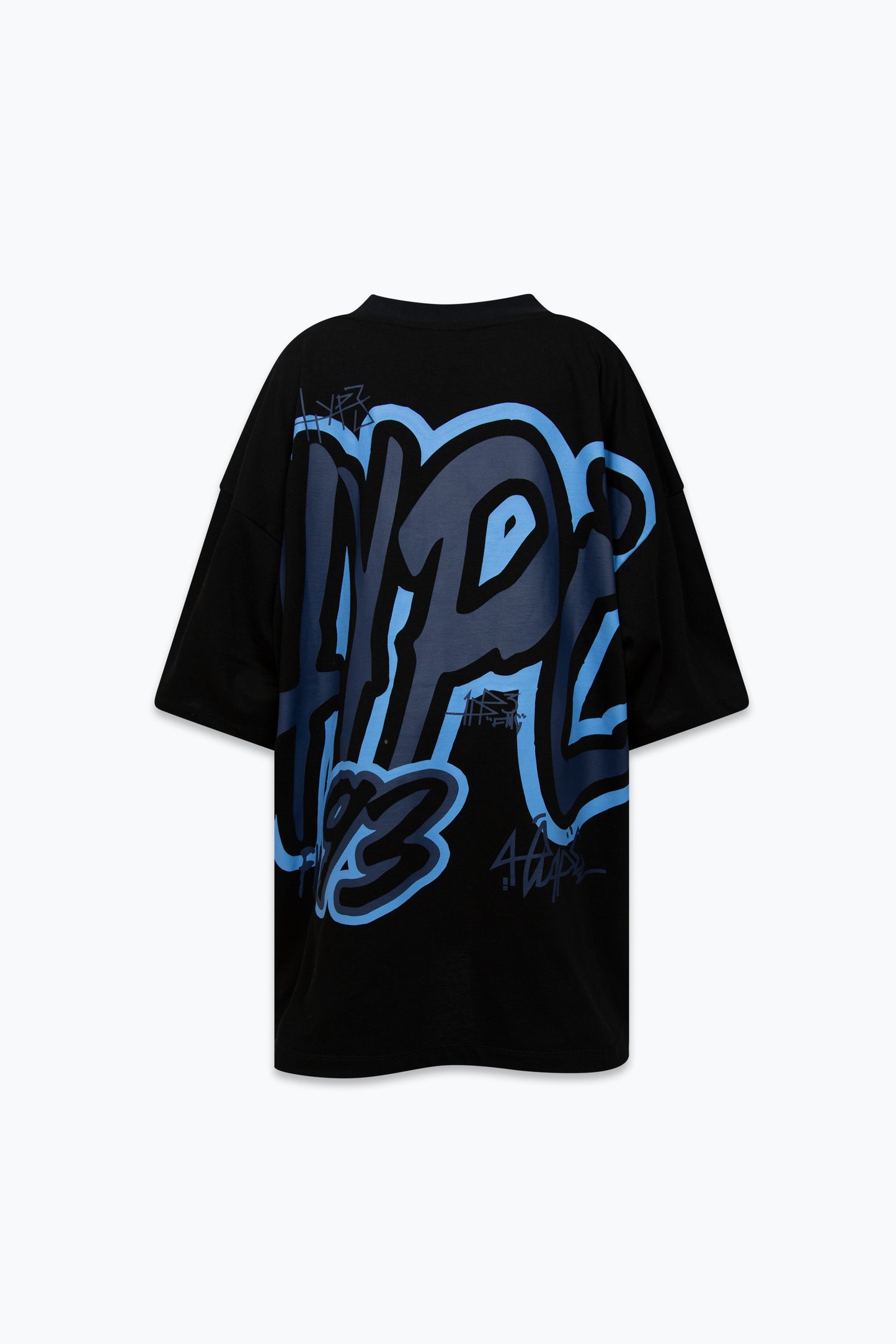 Hype Boys Black Graffiti Boxy T-Shirt