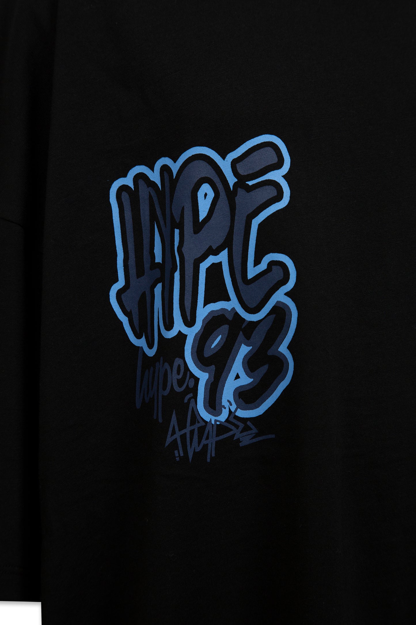 Hype Boys Black Graffiti Boxy T-Shirt
