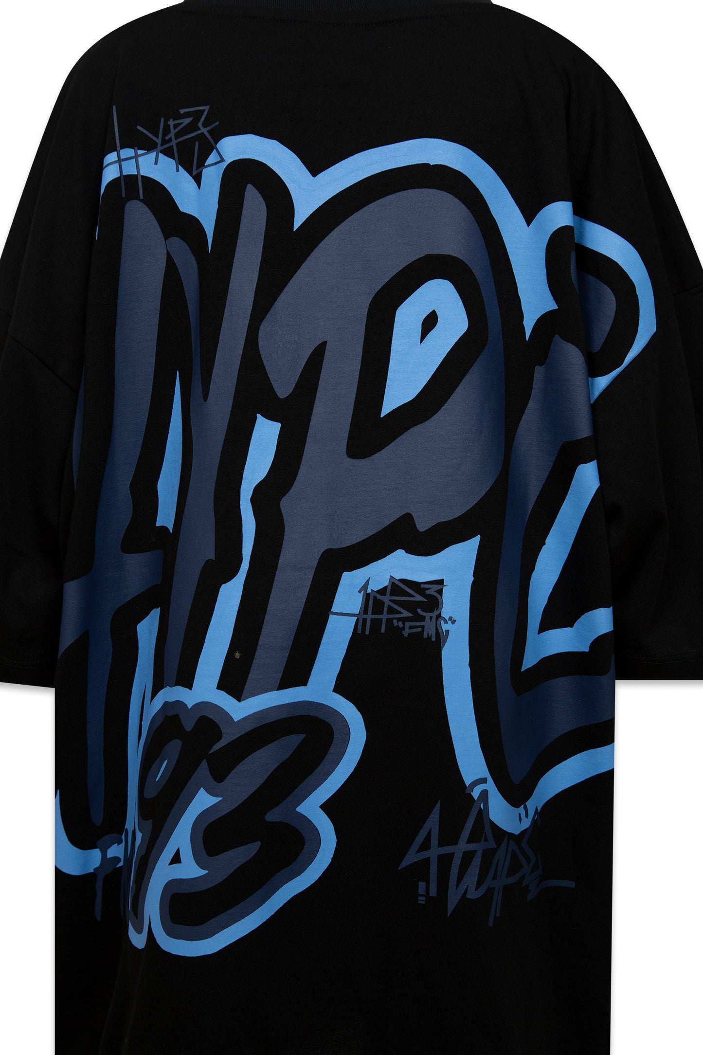 Hype Boys Black Graffiti Boxy T-Shirt