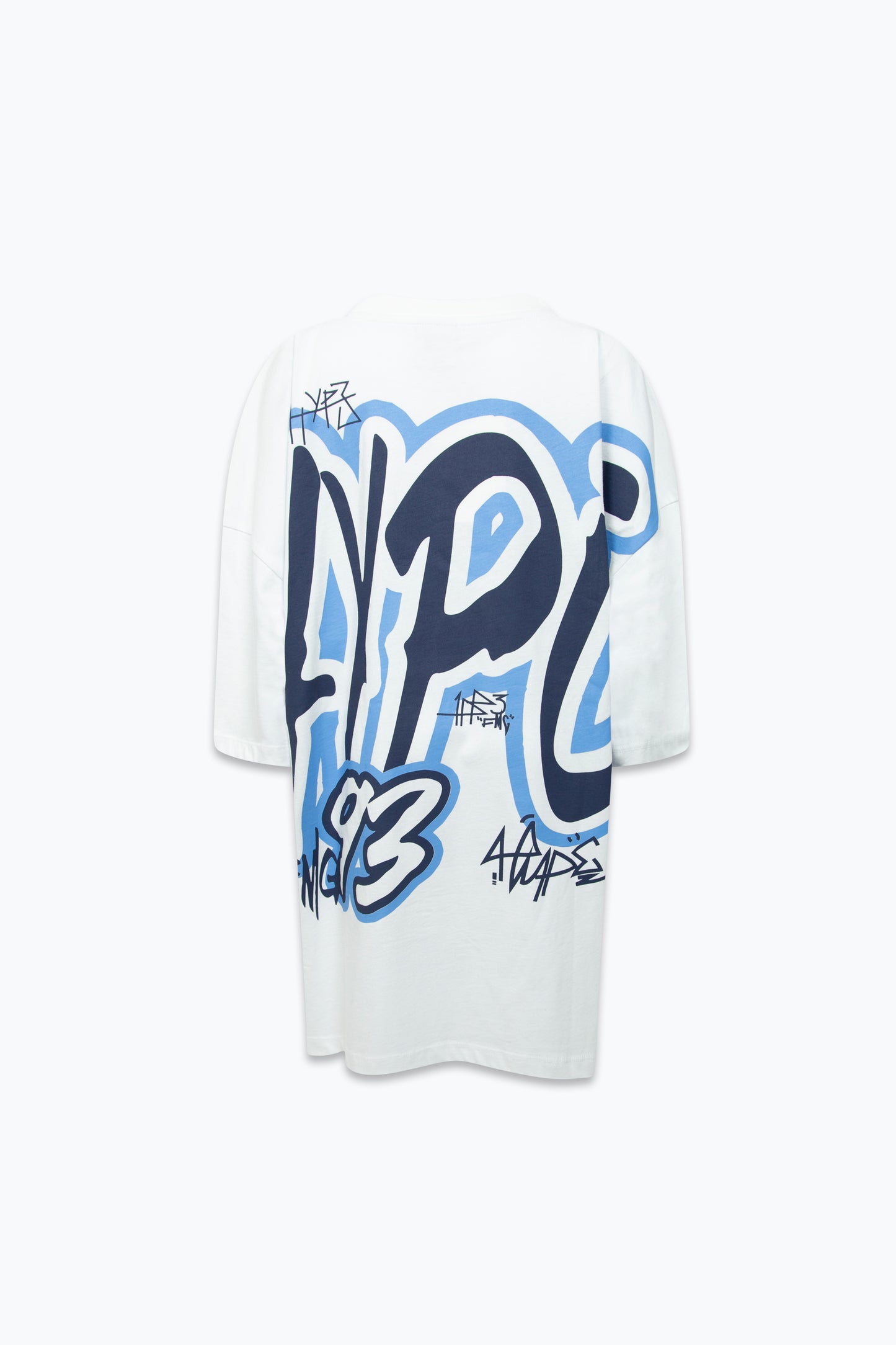 Hype Boys White Graffiti Boxy T-Shirt