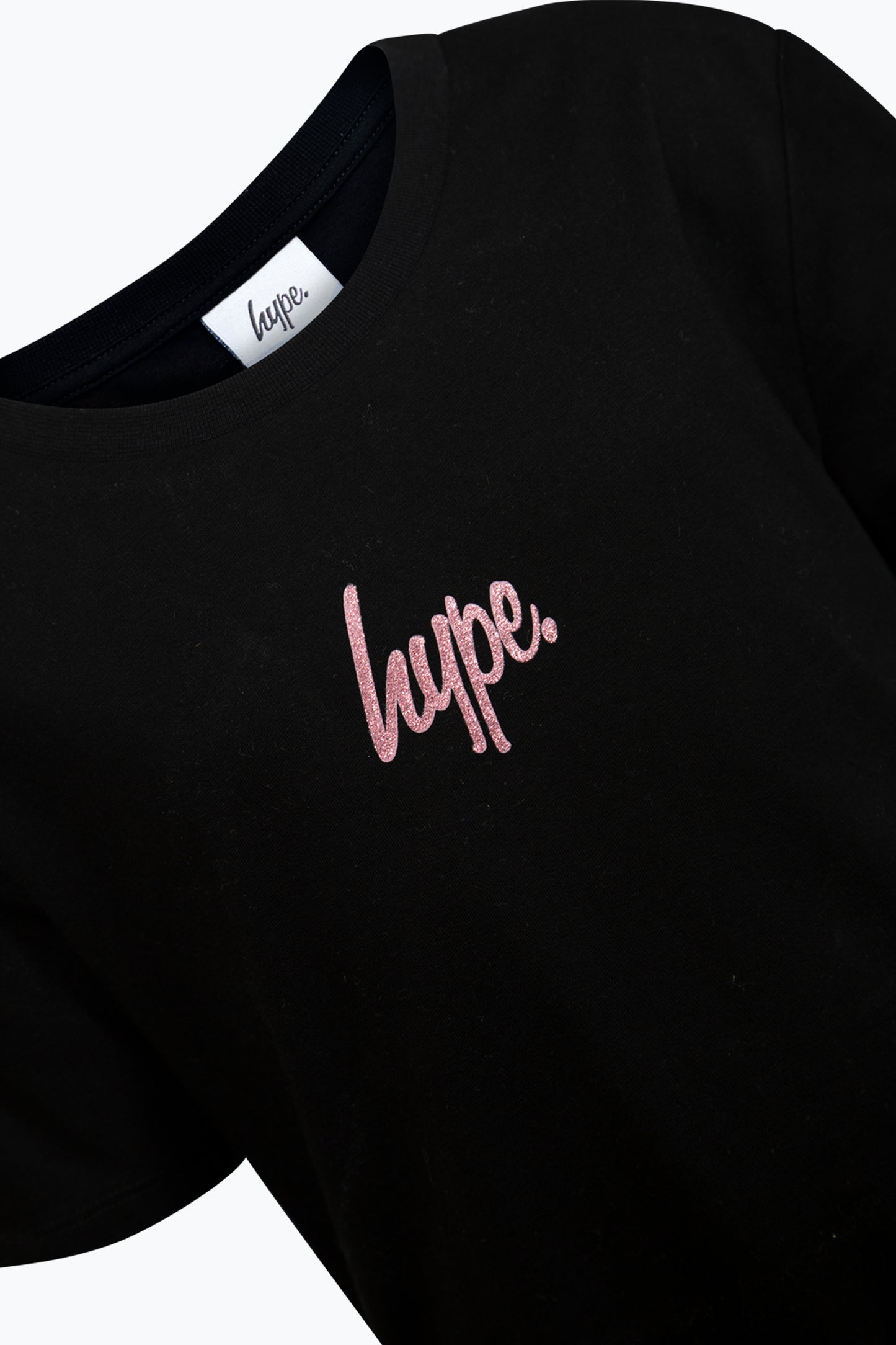 Hype Girls Black Heart T-Shirt