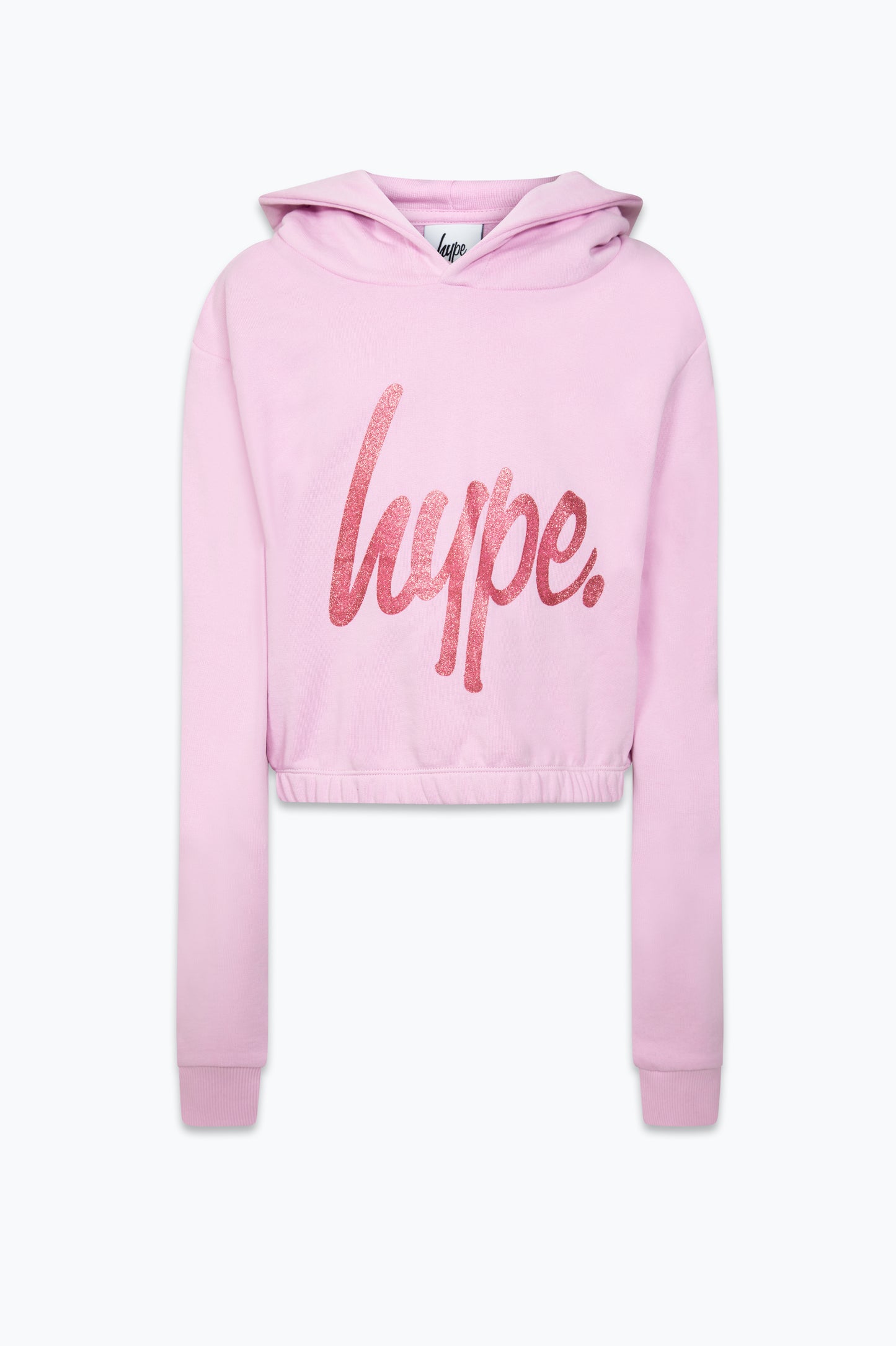 Hype Girls Berry Fade Heart Crop Hoodie