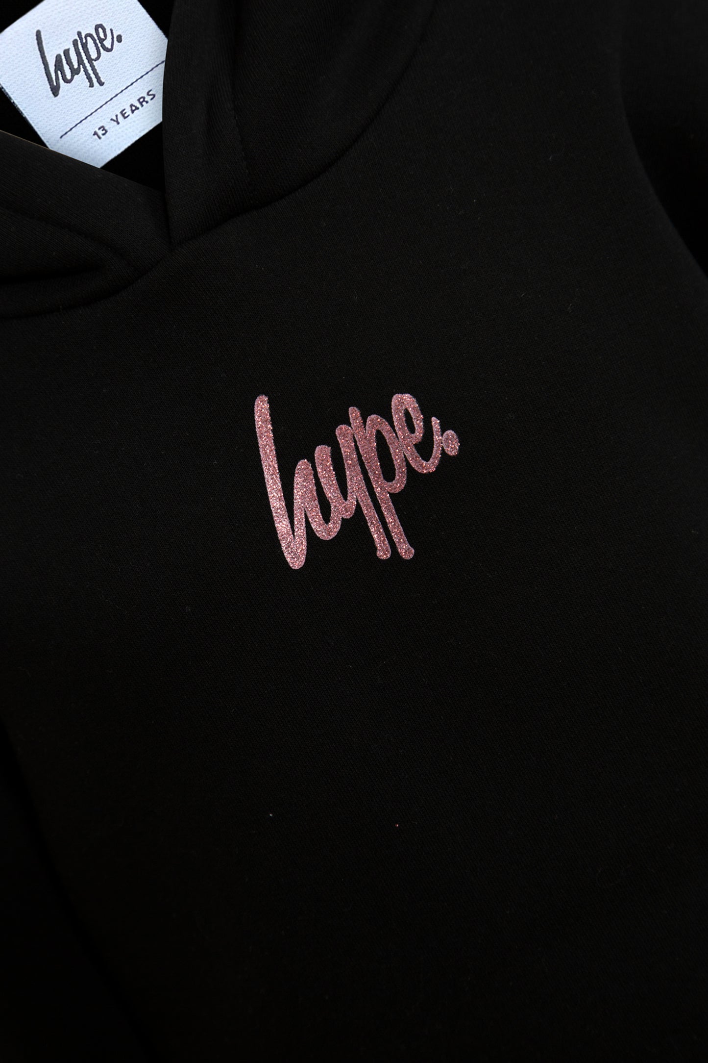 Hype Girls Black Heart Hoodie