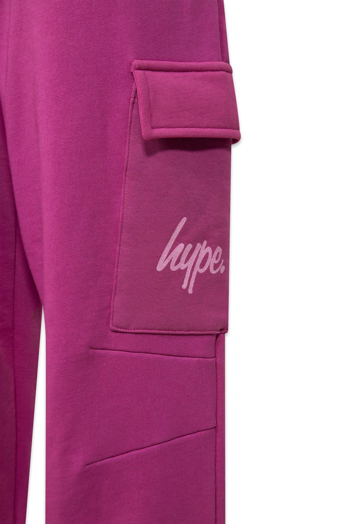 Hype Girls Berry Script Cargo Joggers