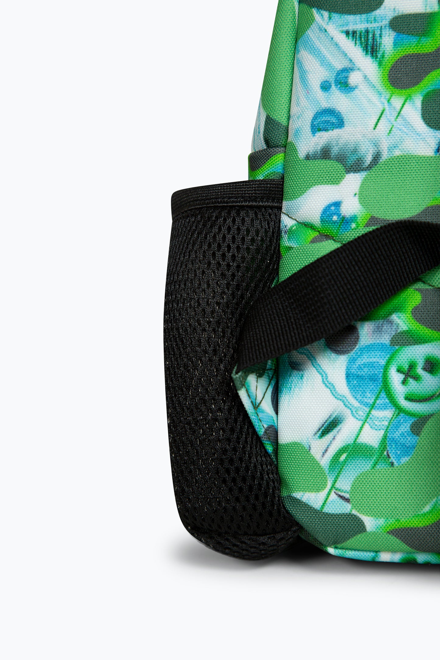 Hype Boys Green Shark Smile Camo Backpack
