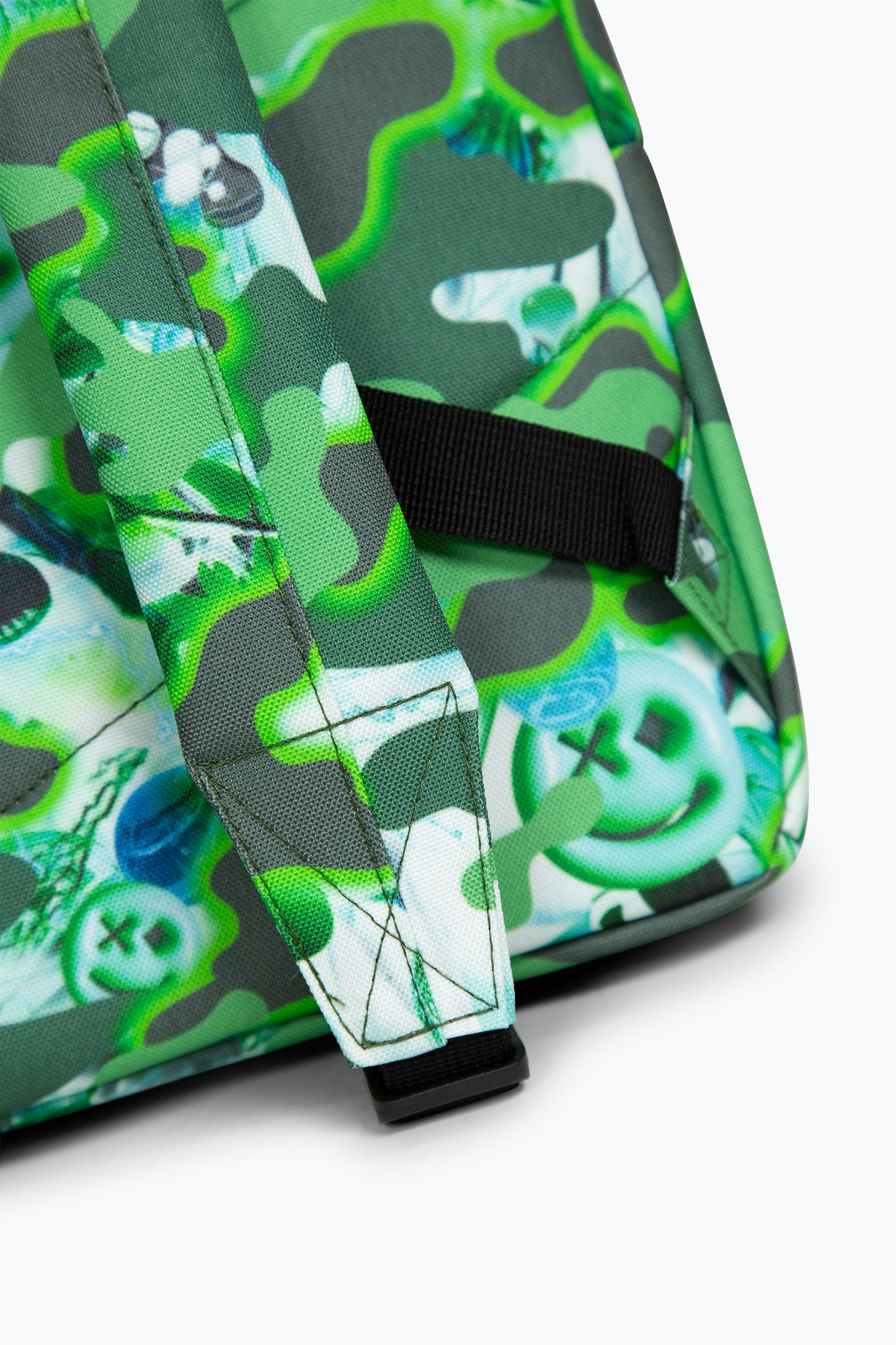 Hype Boys Green Shark Smile Camo Backpack
