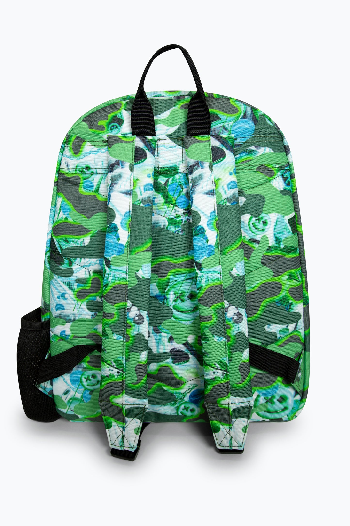 Hype Boys Green Shark Smile Camo Backpack