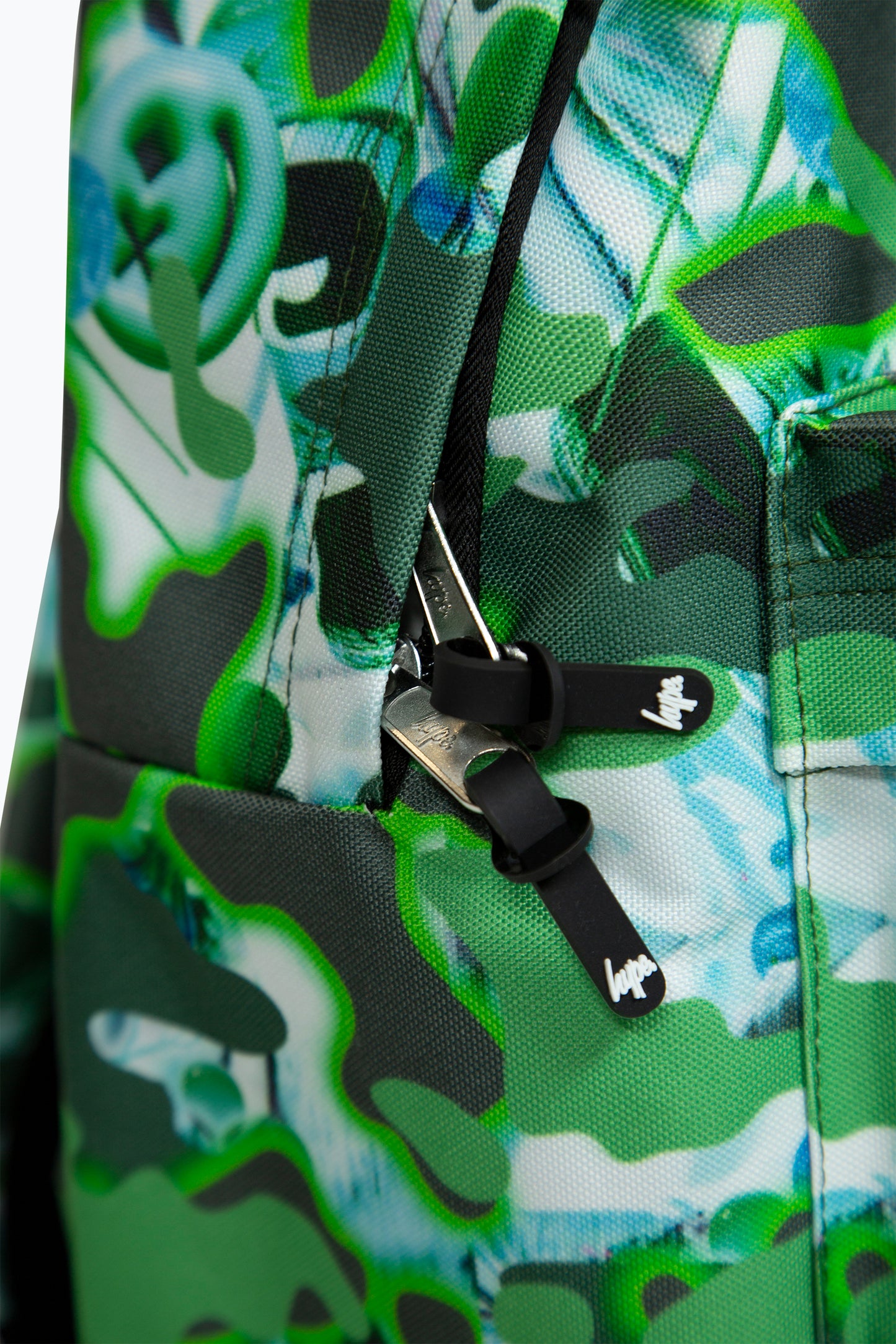 Hype Boys Green Shark Smile Camo Backpack