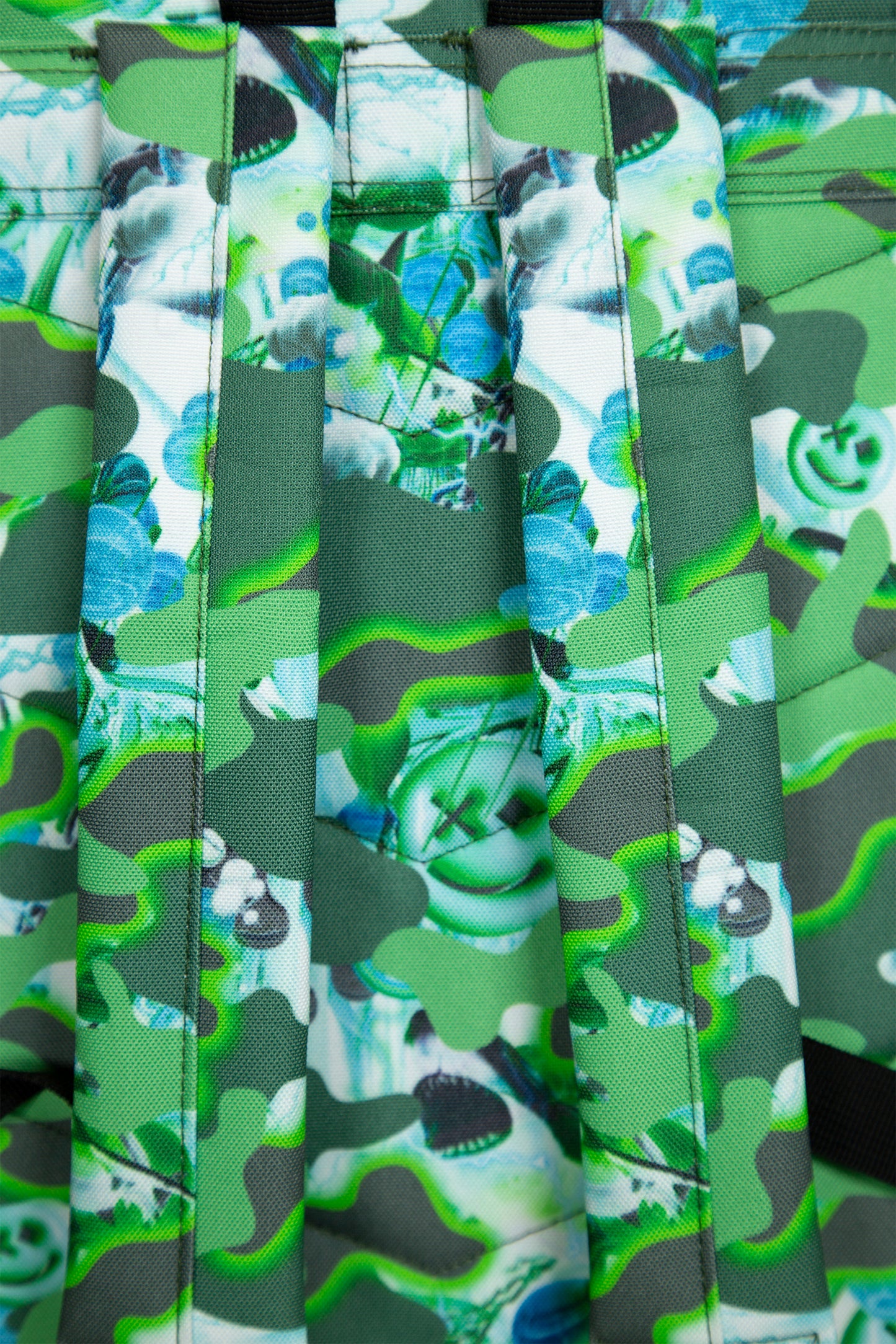 Hype Boys Green Shark Smile Camo Backpack