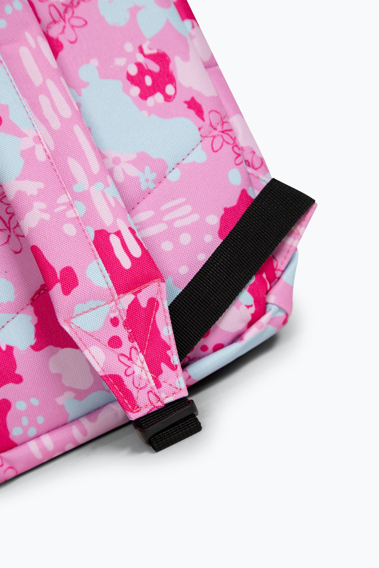 Hype Girls Pink Leopard Floral Backpack
