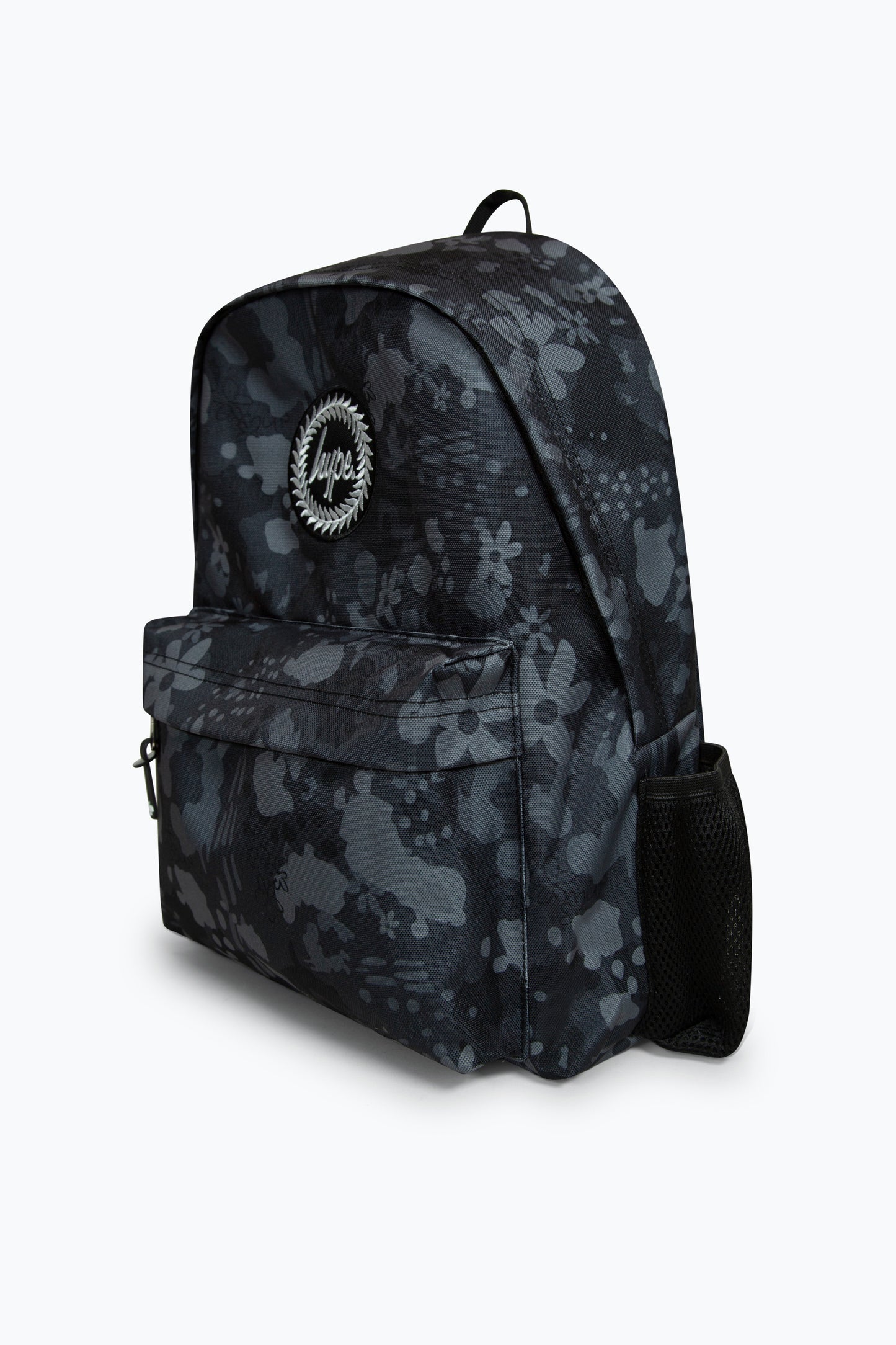 Hype Girls Black Leopard Floral Backpack