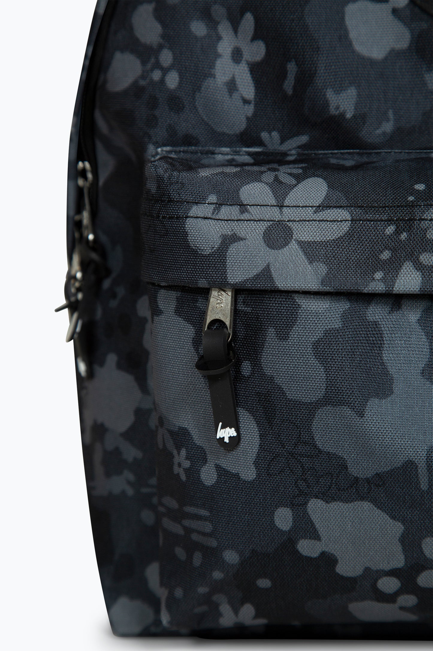 Hype Girls Black Leopard Floral Backpack