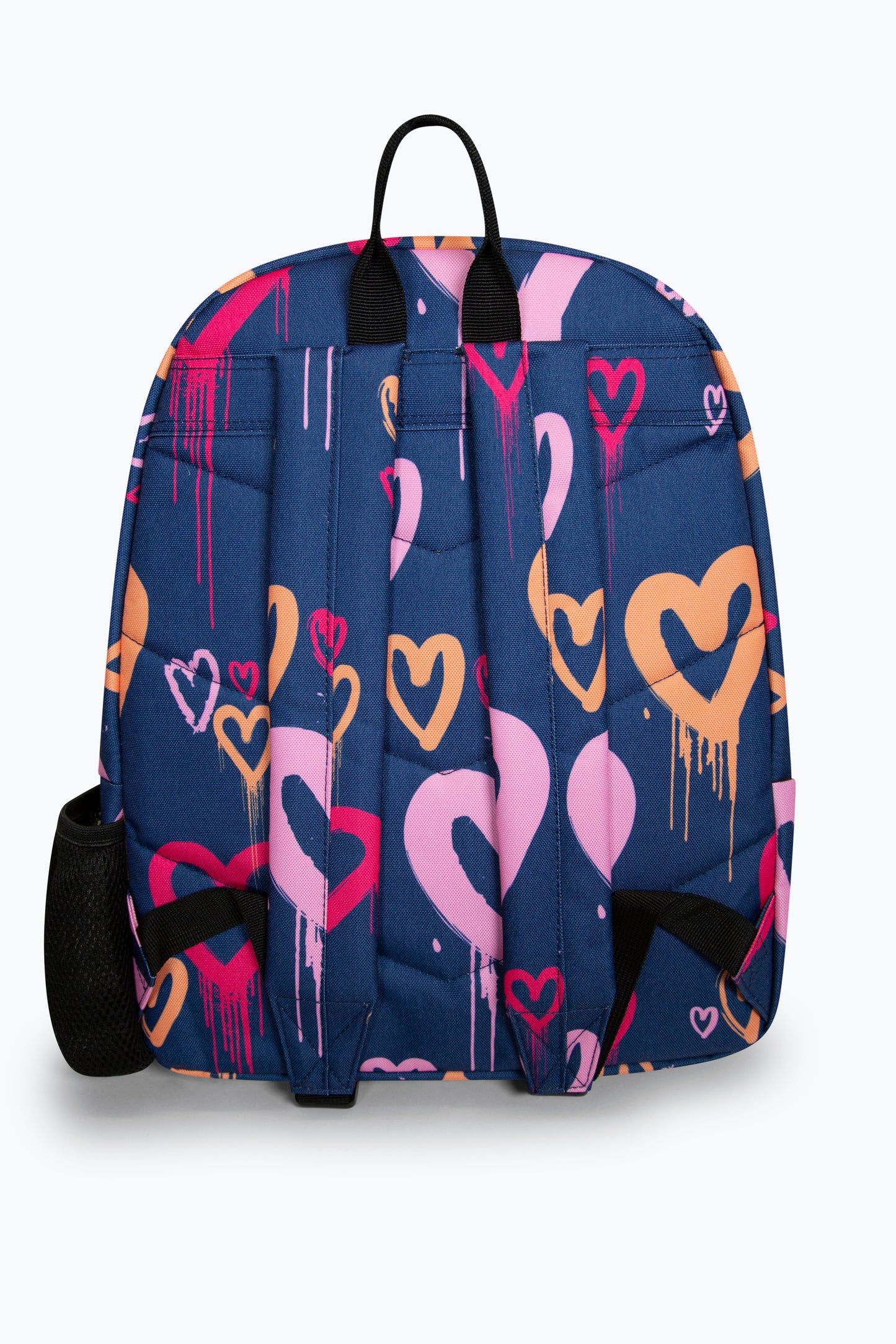 Hype Girls Navy Heart Drips Backpack