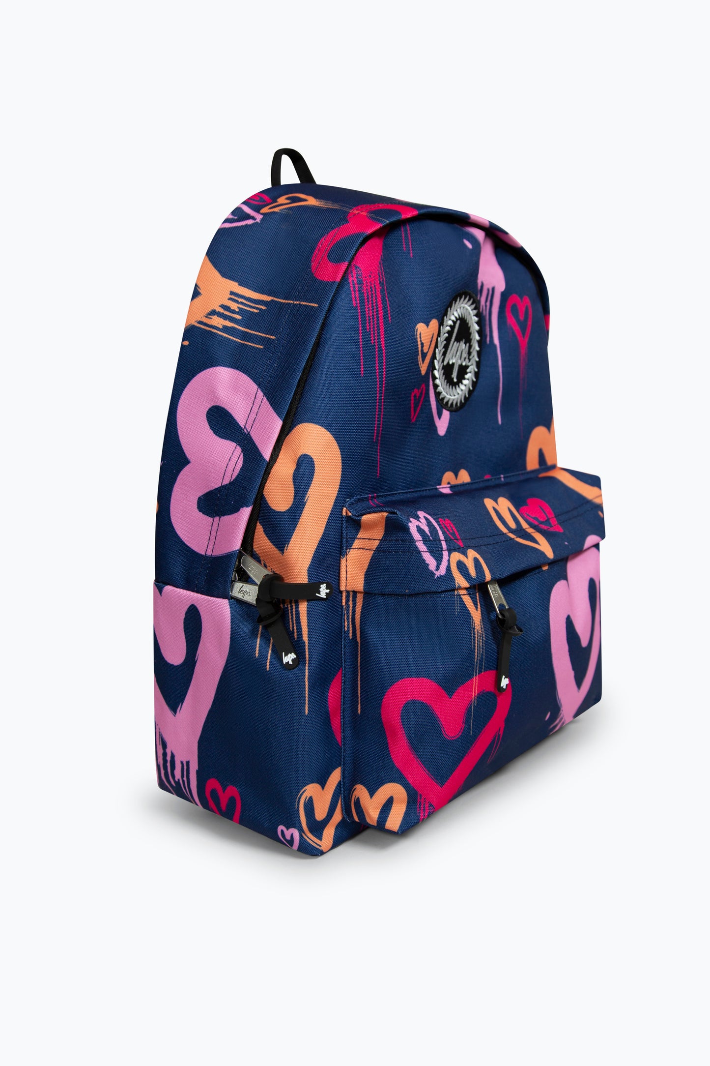 Hype Girls Navy Heart Drips Backpack
