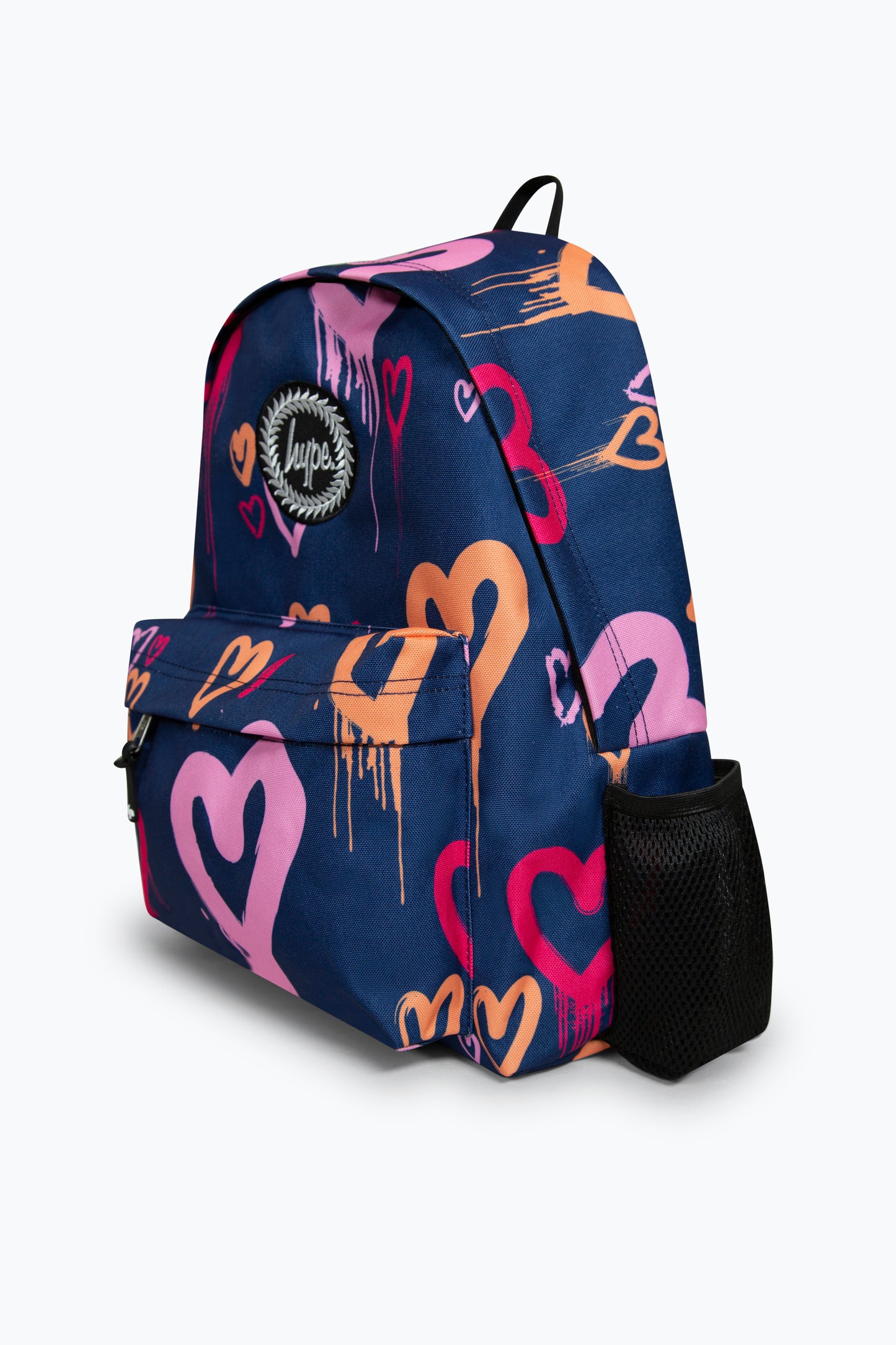 Hype Girls Navy Heart Drips Backpack