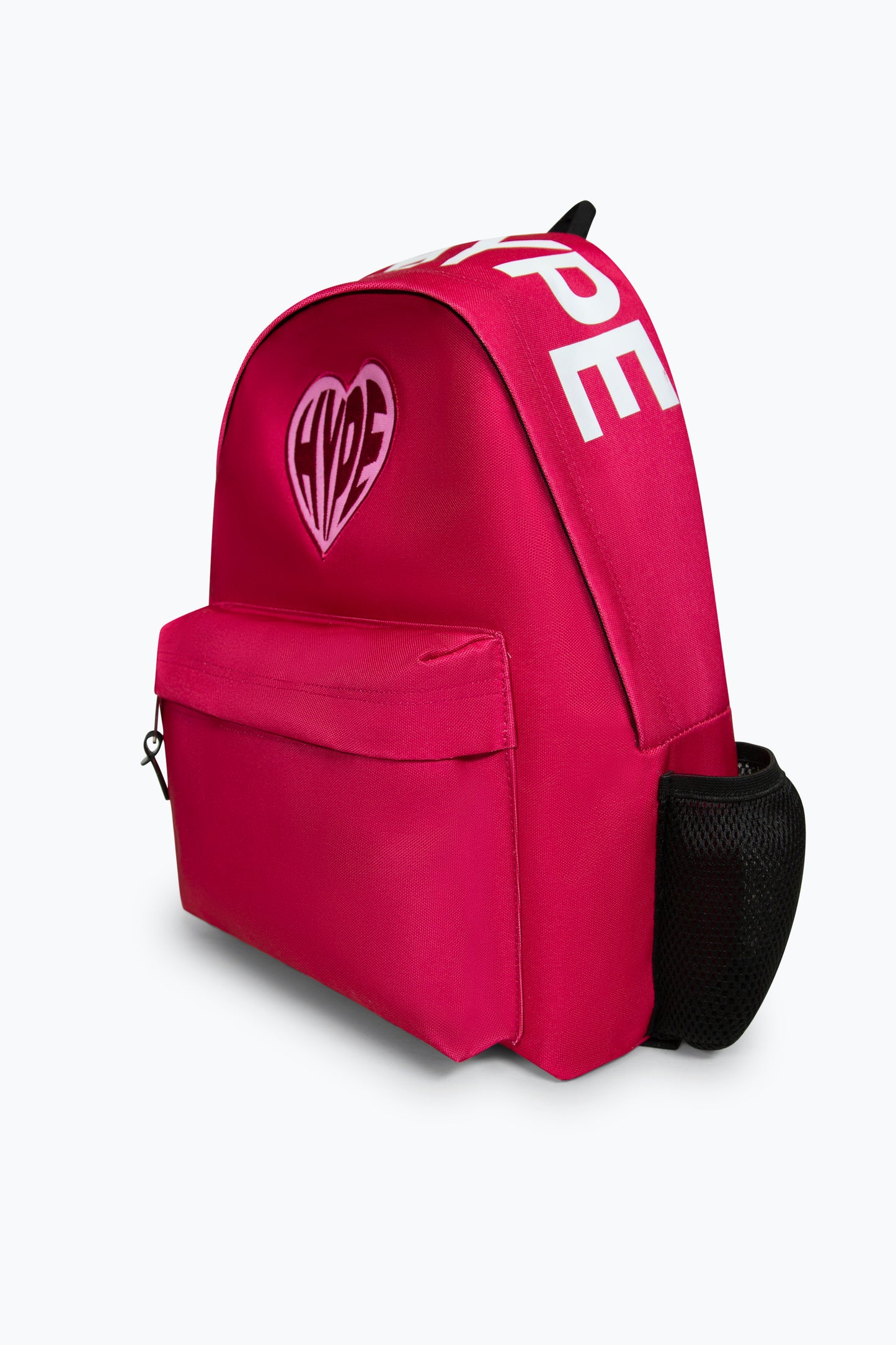 Hype Girls Pink Applique Heart Backpack