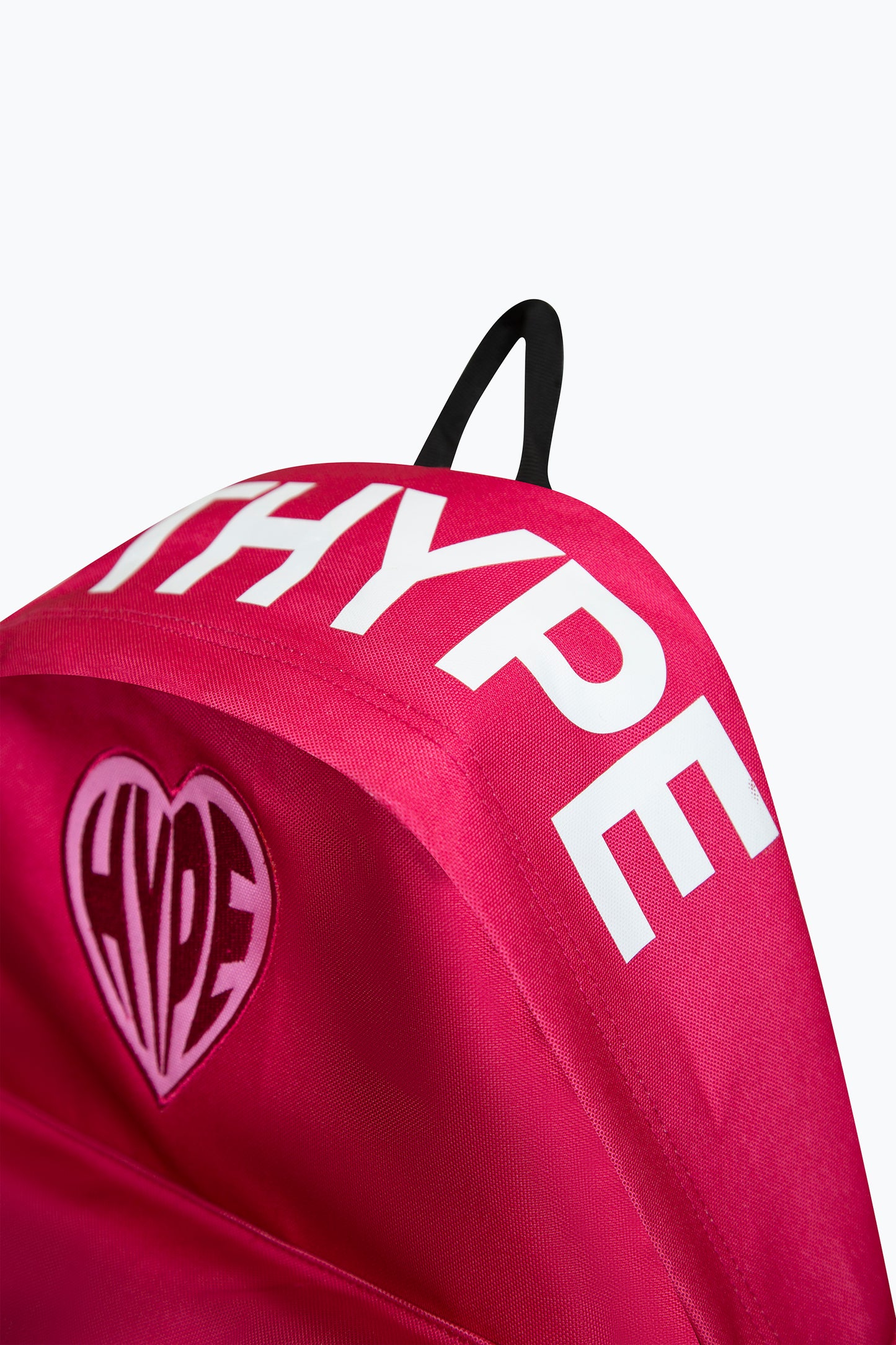 Hype Girls Pink Applique Heart Backpack