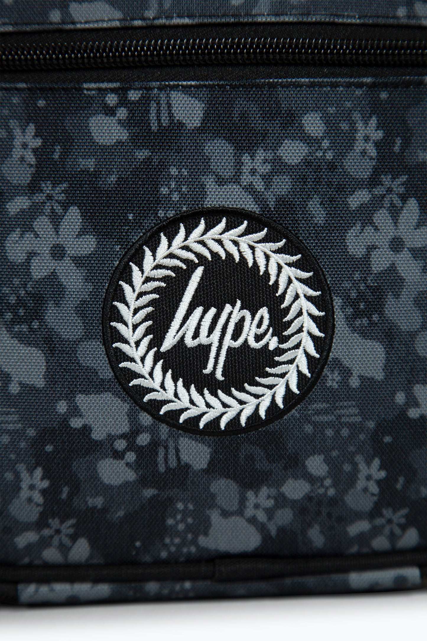 Hype Girls Black Leopard Floral Lunch Box