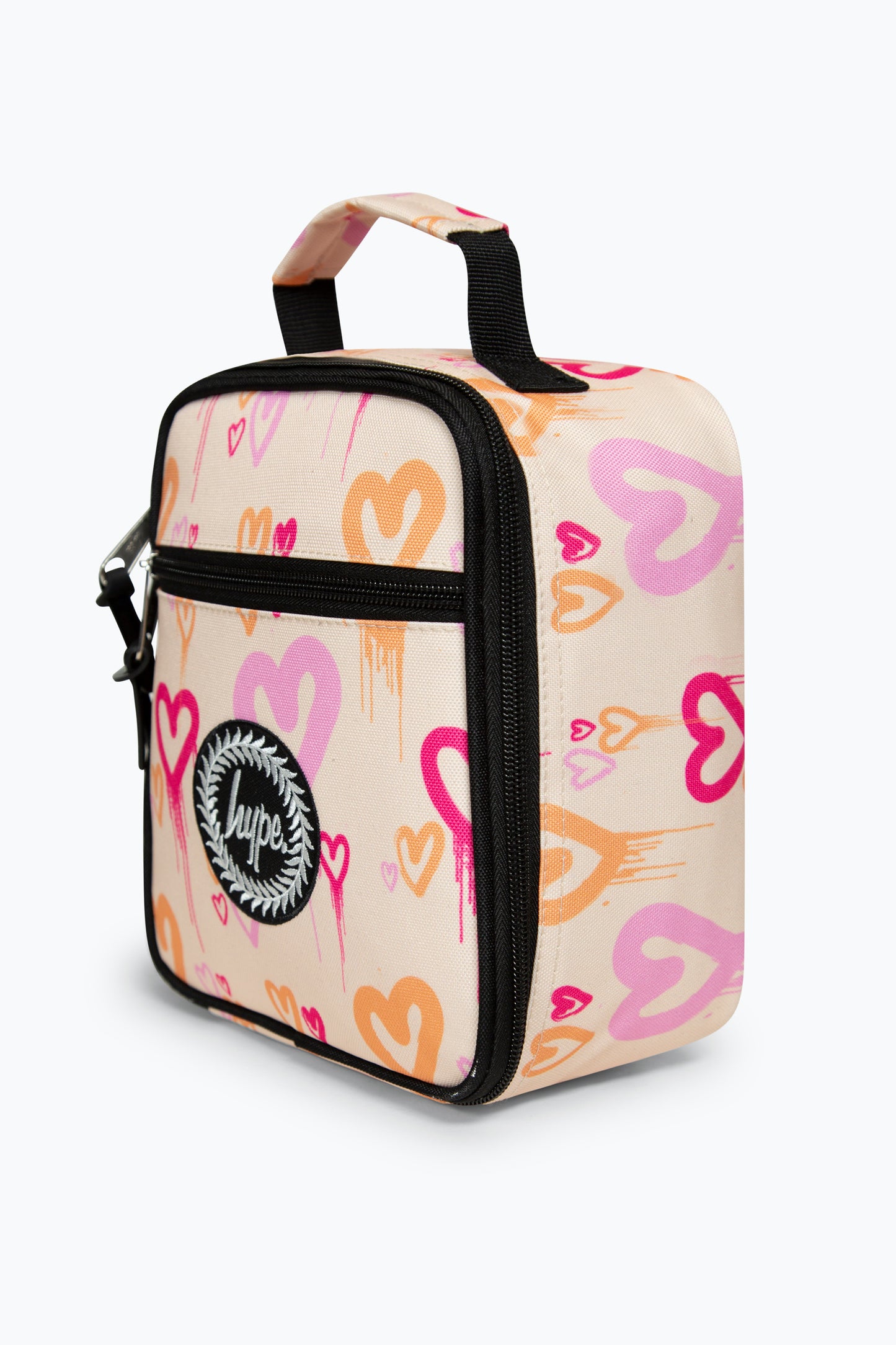 Hype Girls Peach Heart Drips Lunch Box