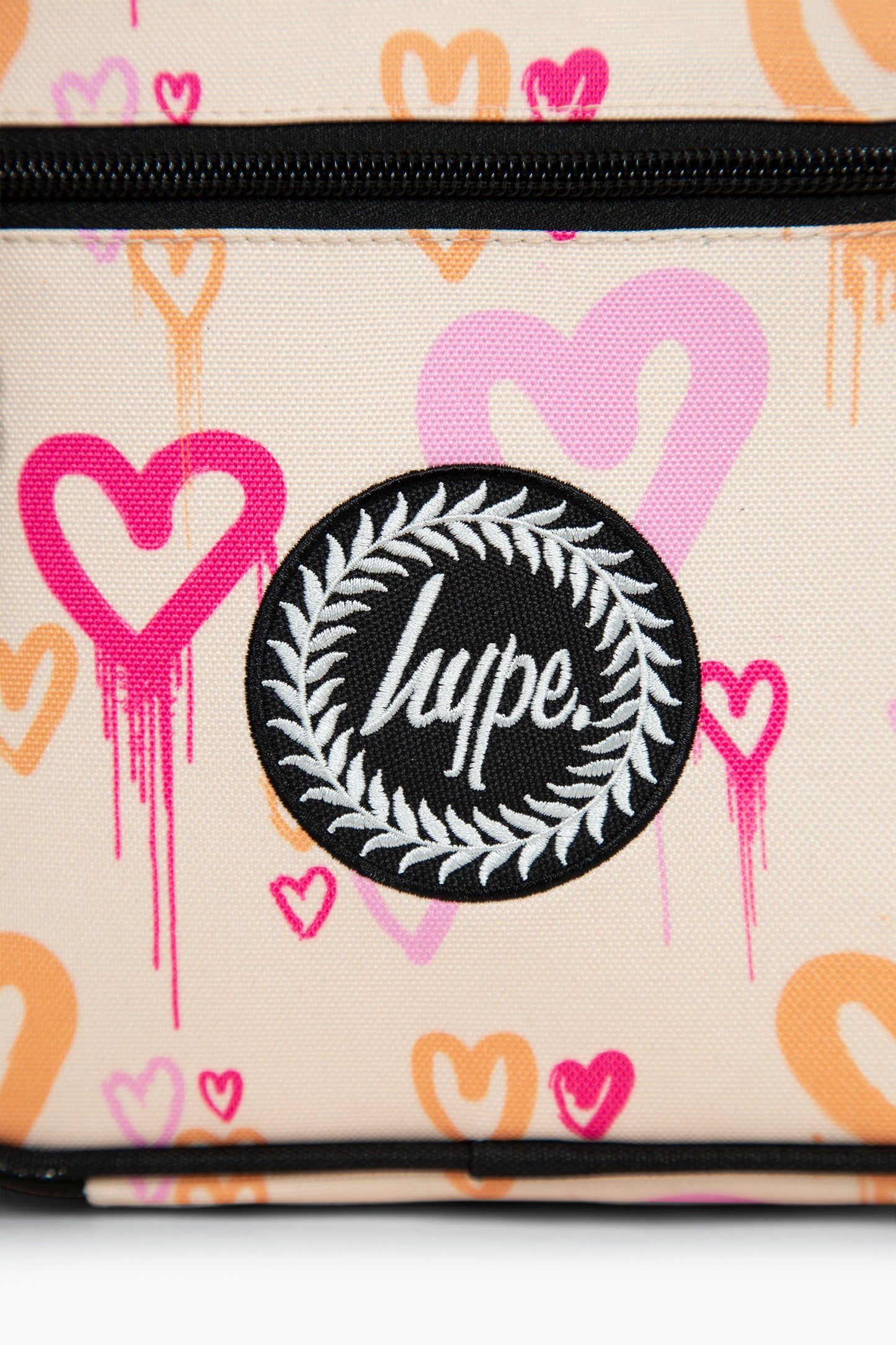 Hype Girls Peach Heart Drips Lunch Box
