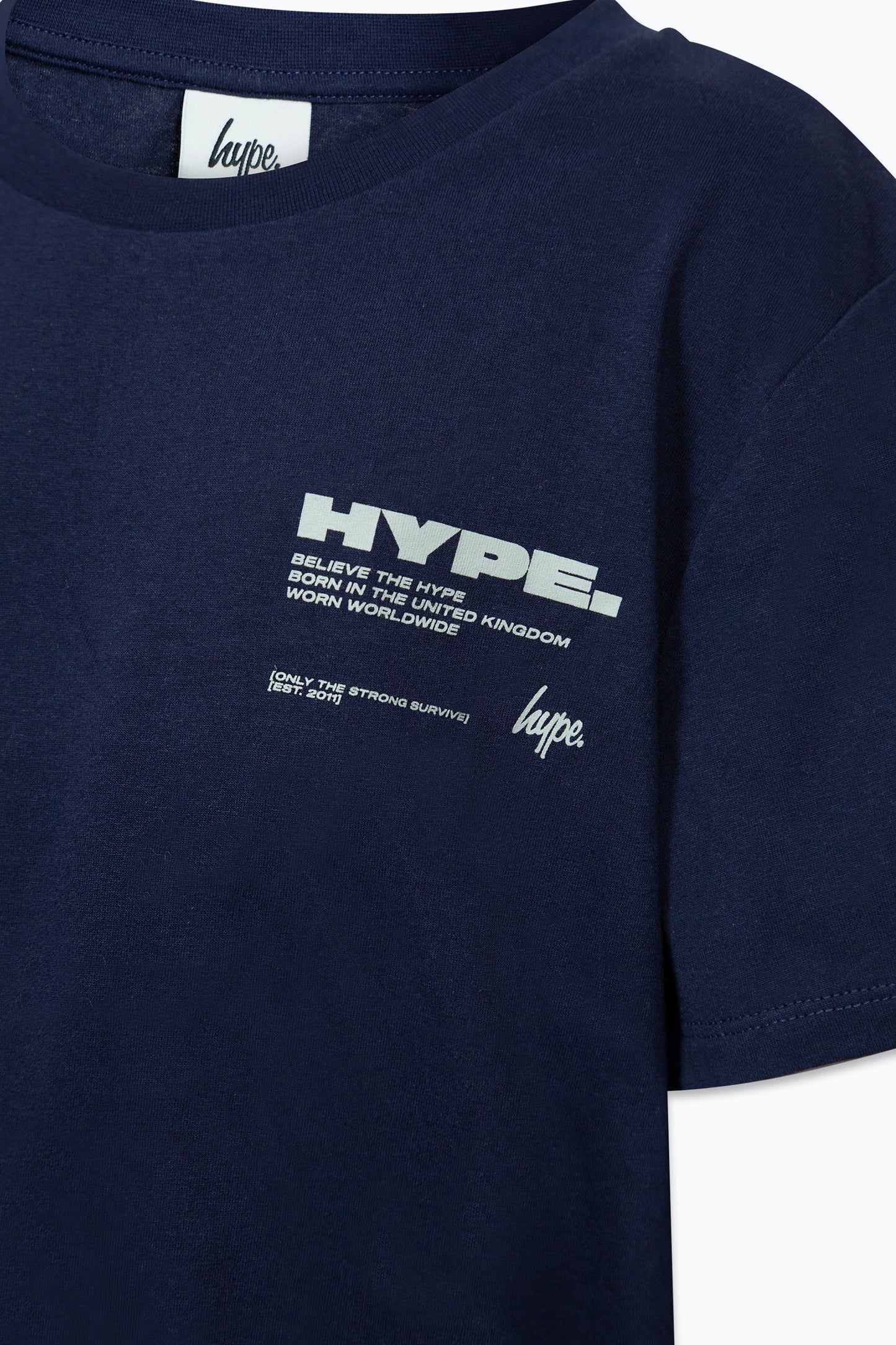 Hype Kids Navy Block T-Shirt