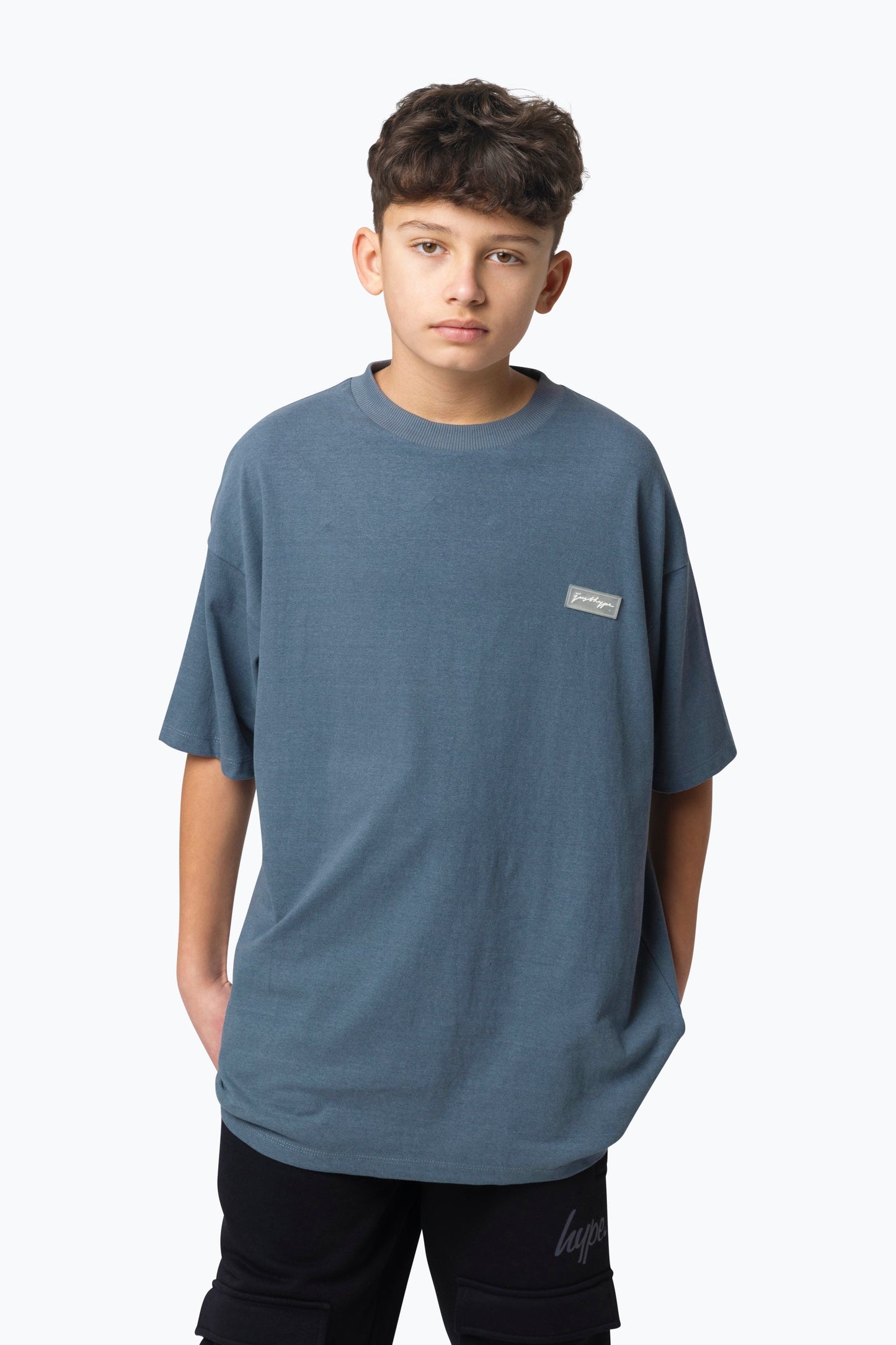HYPE BOYS BLUE WHITE SPLAT T-SHIRT
