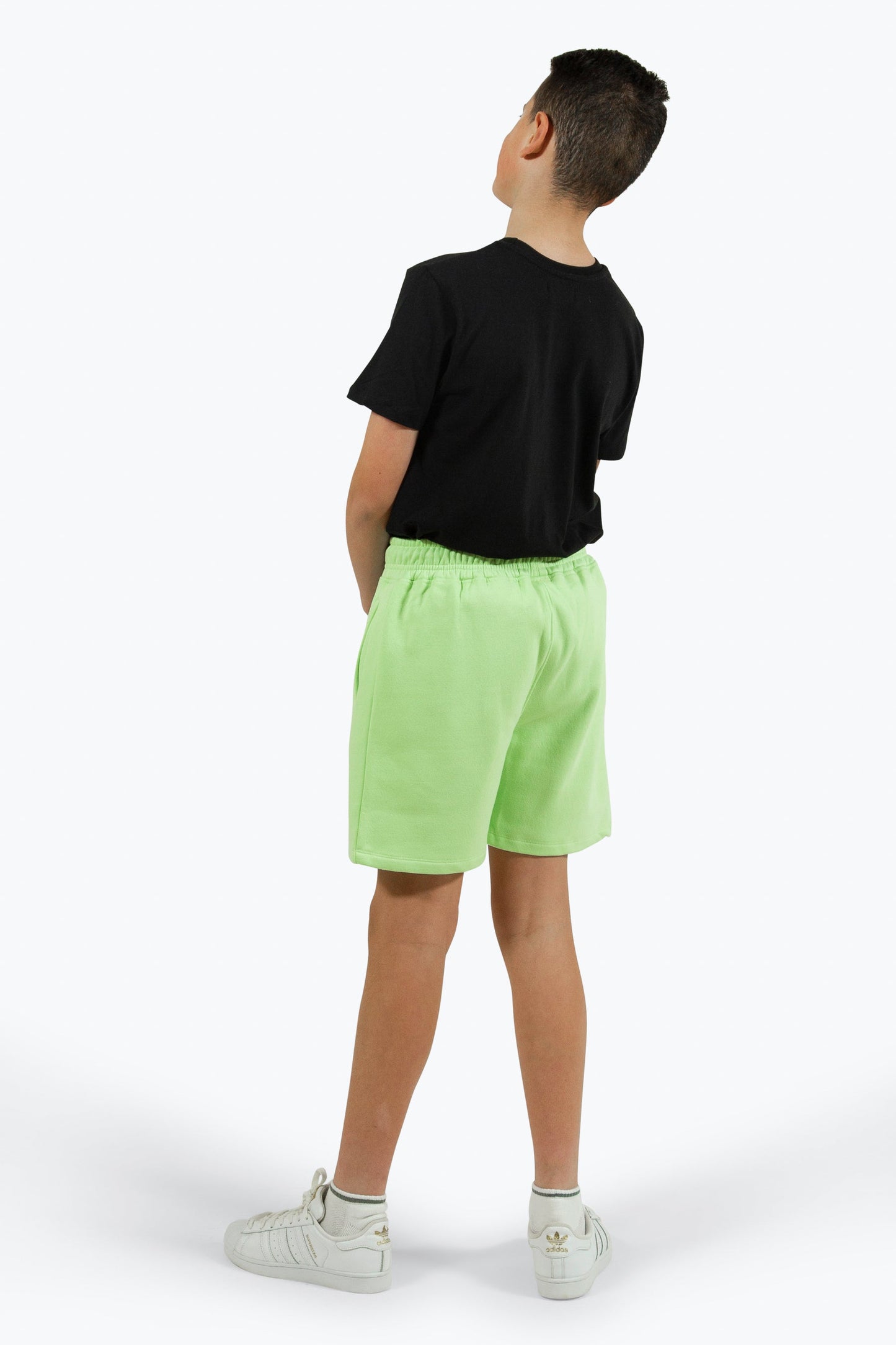 HYPE BOYS GREEN CREW SHORTS