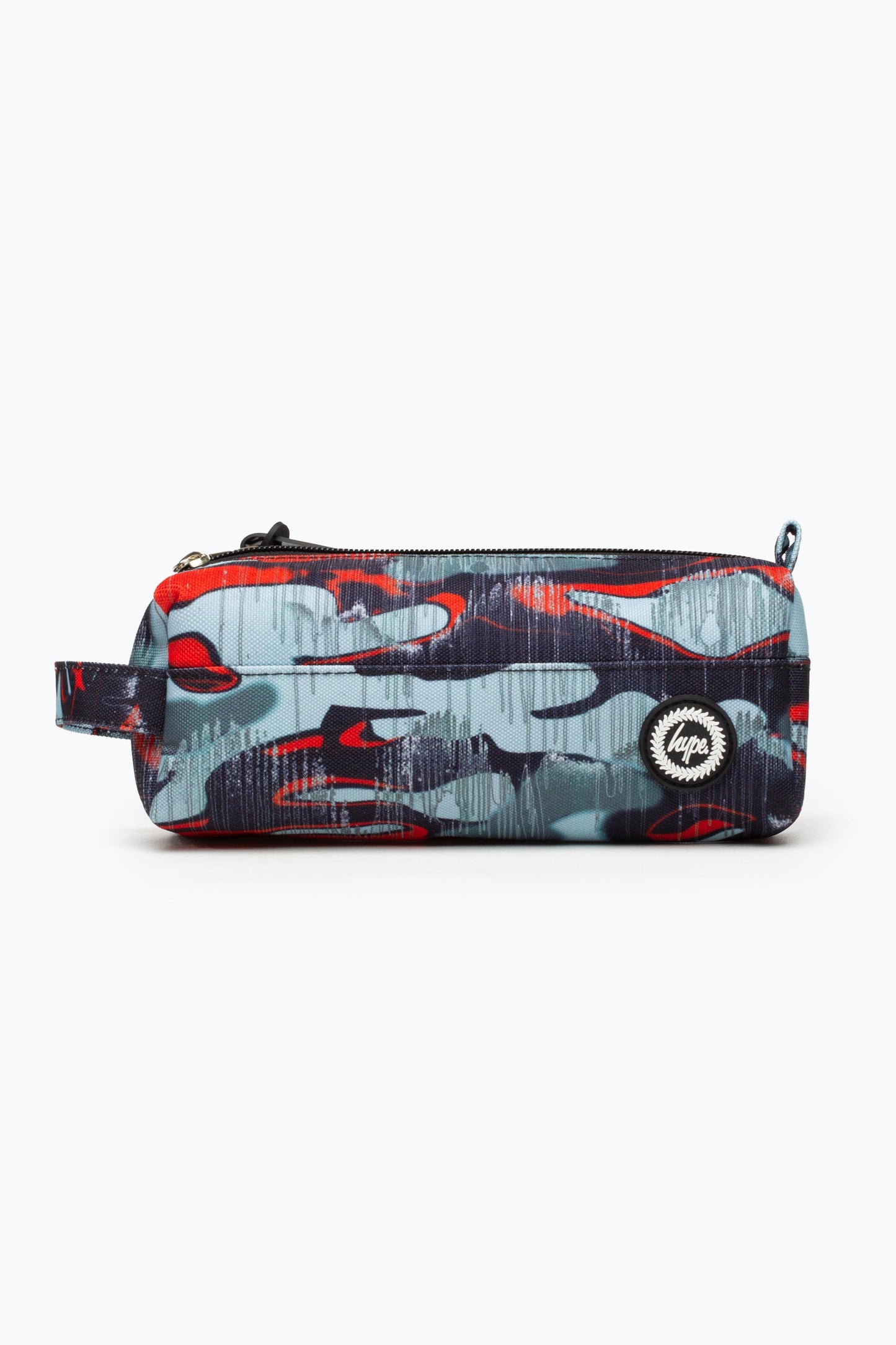 HYPE BOYS RED OUTLINE DRIPS PENCIL CASE