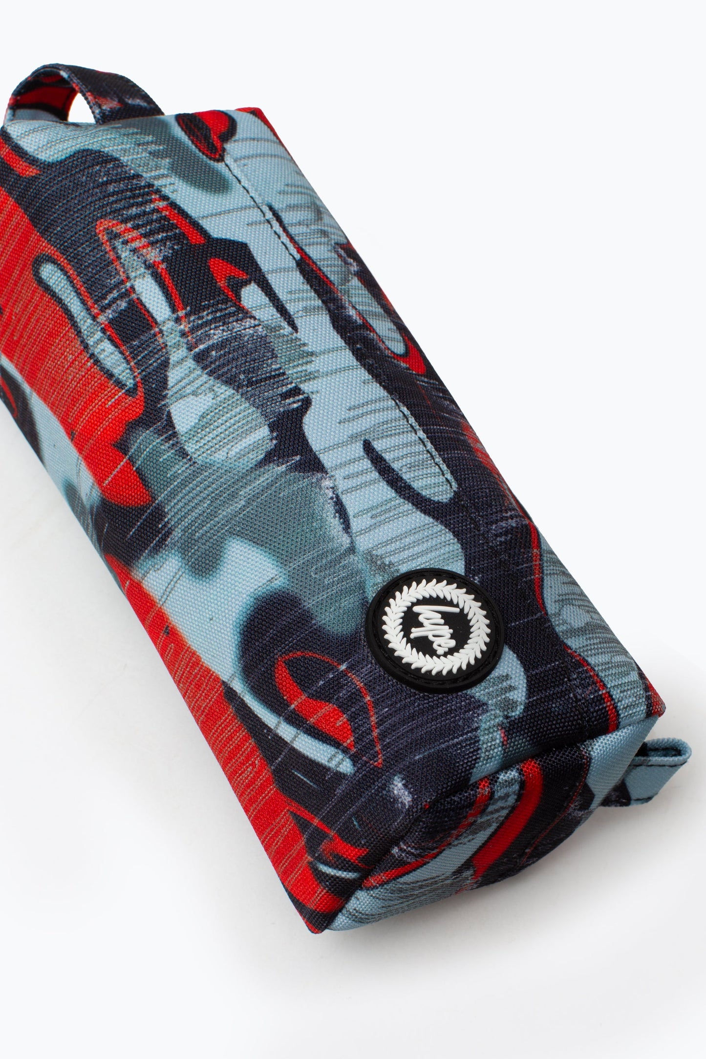 HYPE BOYS RED OUTLINE DRIPS PENCIL CASE