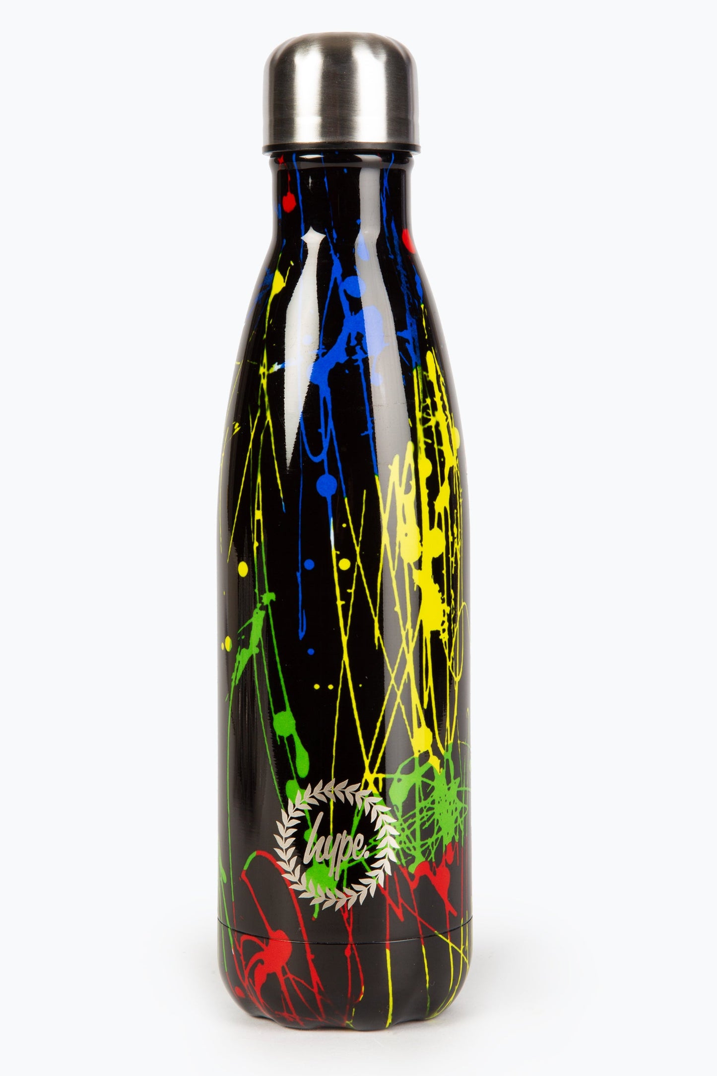 HYPE BOYS NAVY PRIMARY SPLATTER WATER BOTTLE