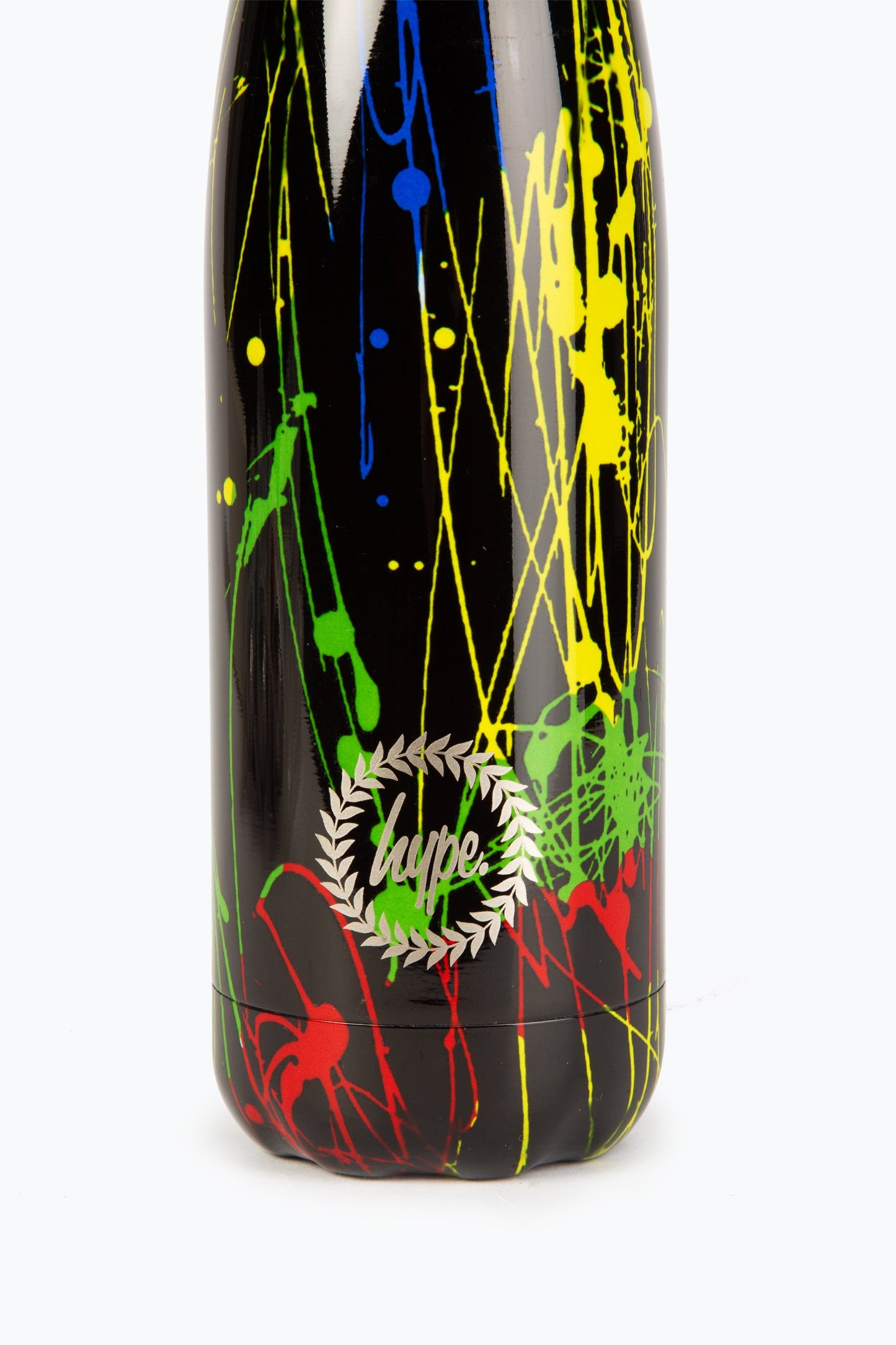HYPE BOYS NAVY PRIMARY SPLATTER WATER BOTTLE