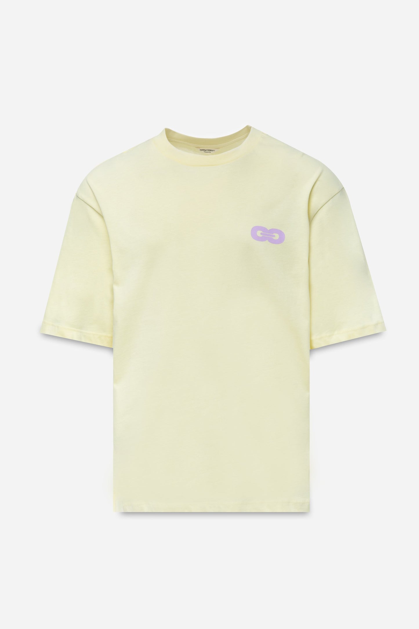 CONTINU8 YELLOW OVERSIZED T-SHIRT