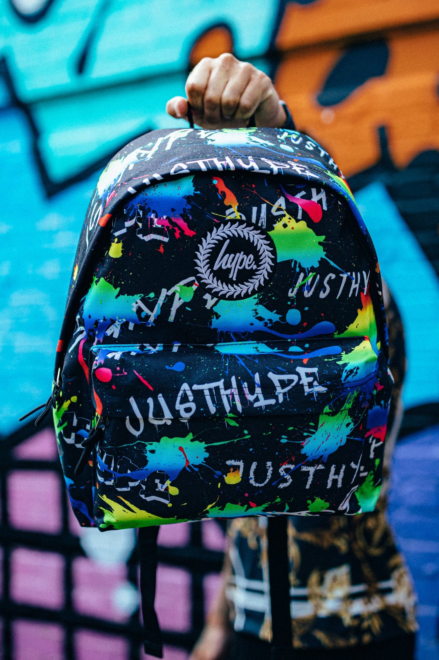 Hype Paint Splat Graffiti Backpack