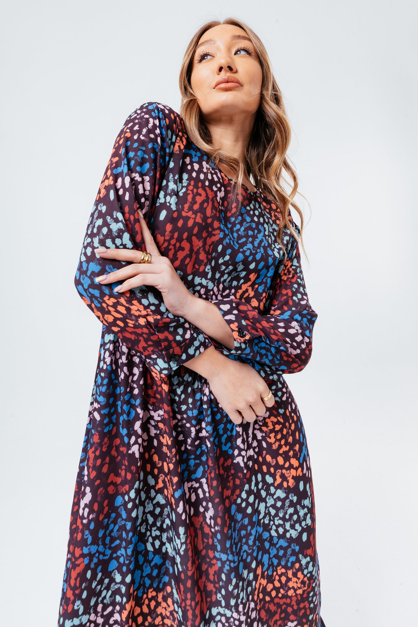 HYPE MULTI PRINTS WOMEN'S DRESS