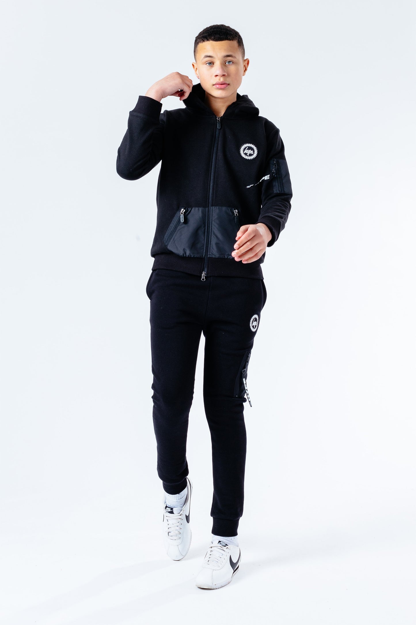 Hype Black Stealth Kids Joggers